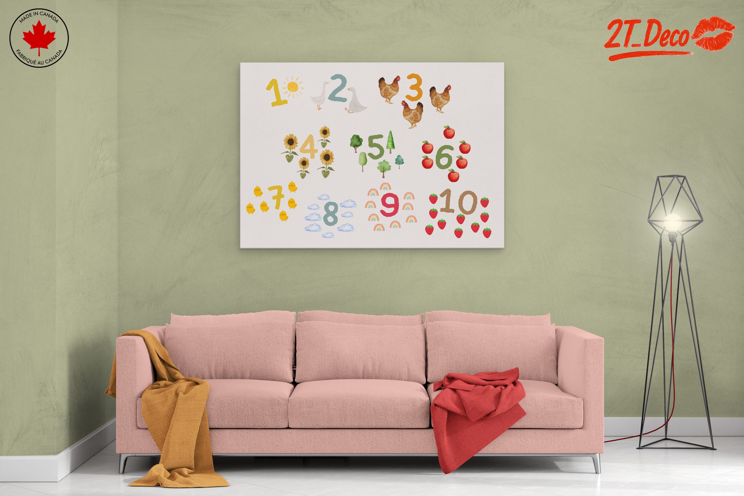 Playful Educational Wall Art for Kids - Image 2