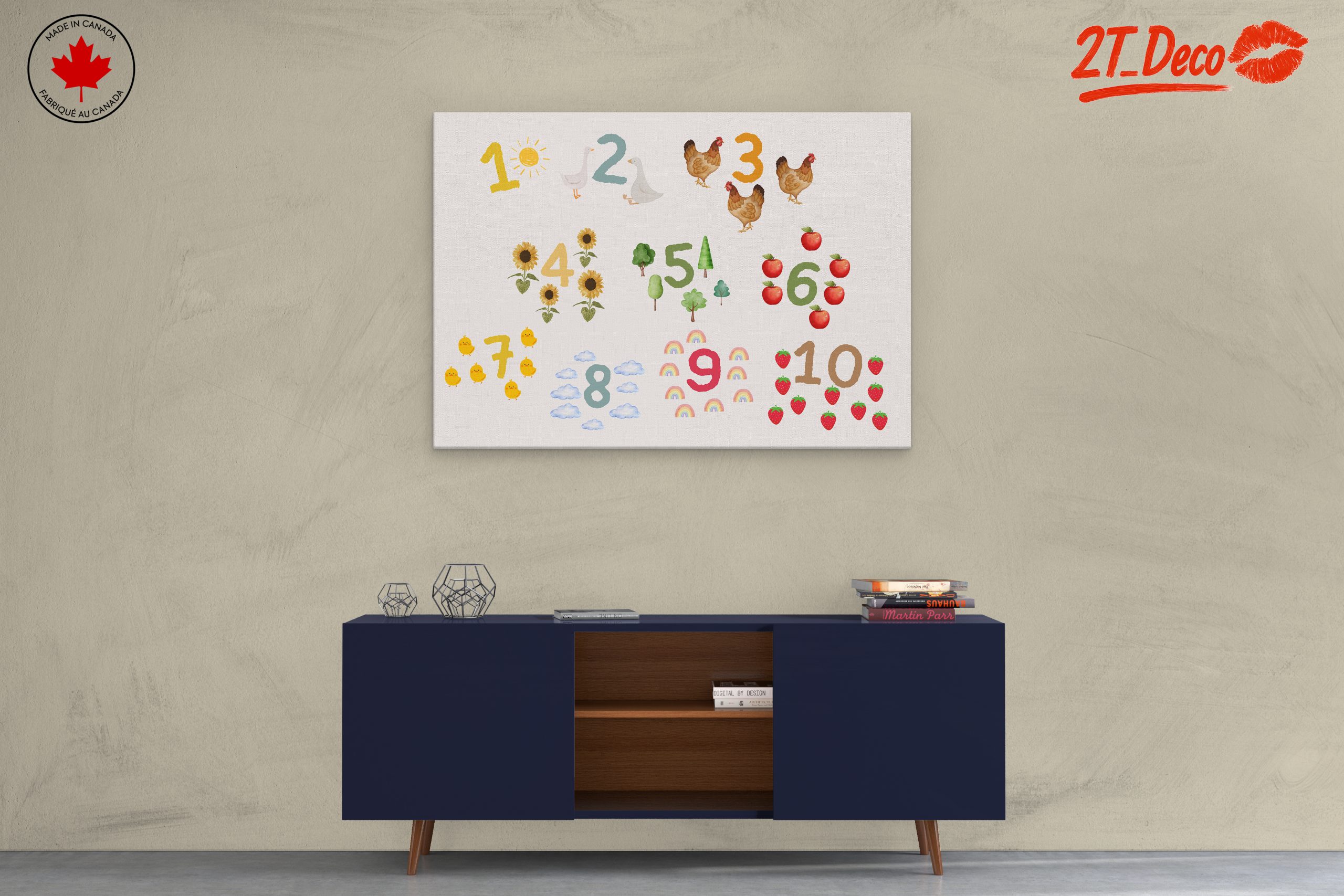Playful Educational Wall Art for Kids - Image 3