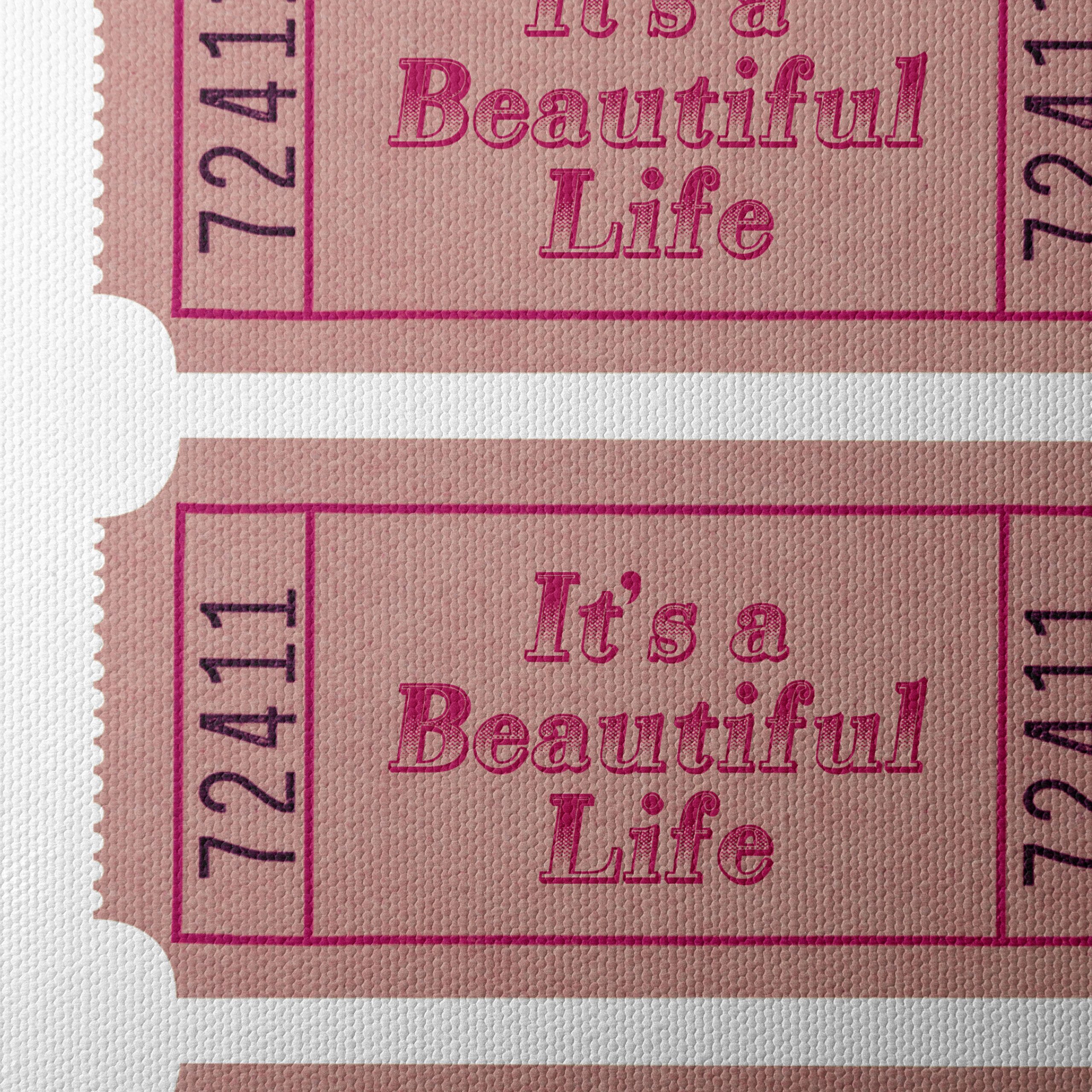 It's a Beautiful Life Inspirational Quote Art - Image 4
