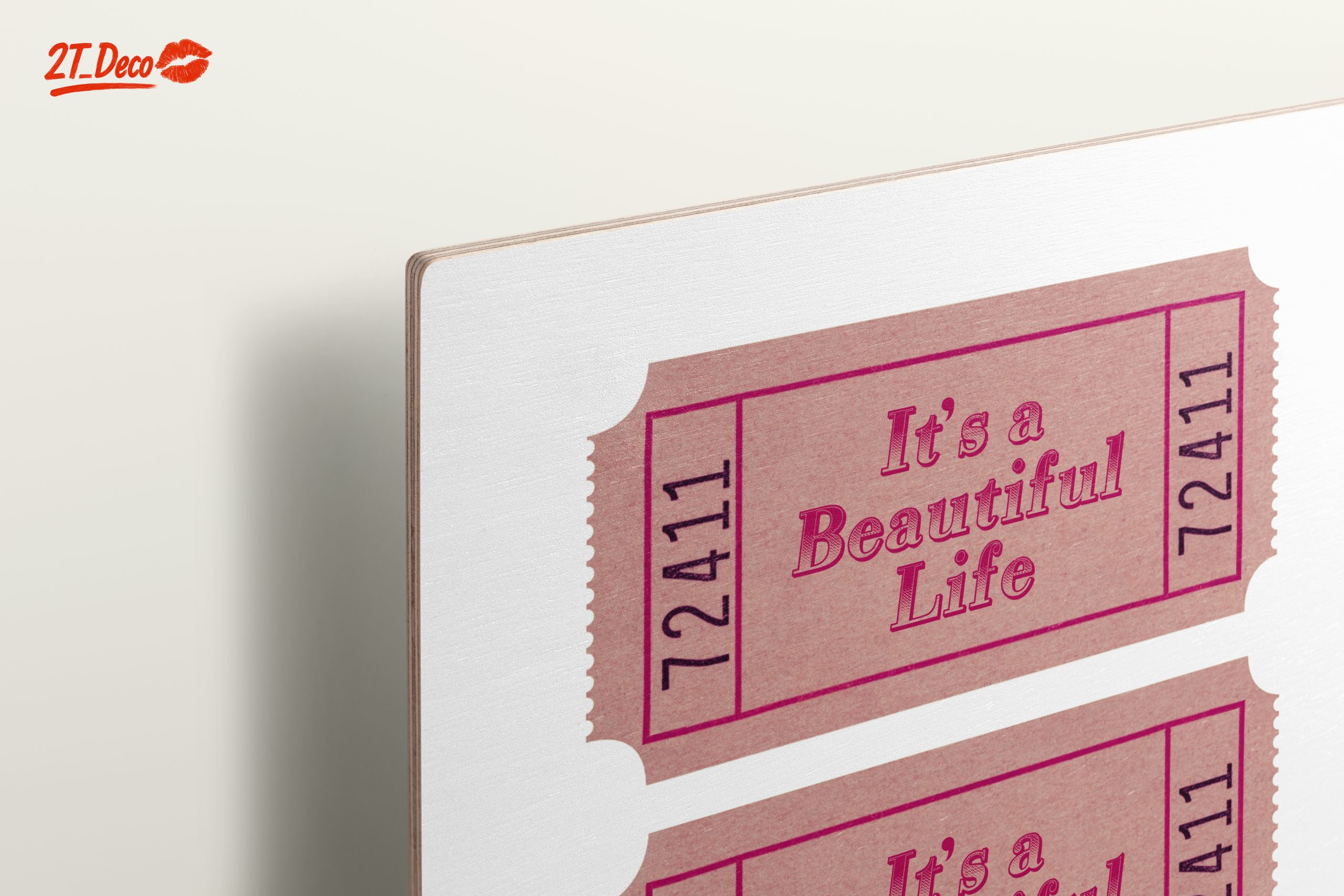 It's a Beautiful Life Inspirational Quote Art - Image 15