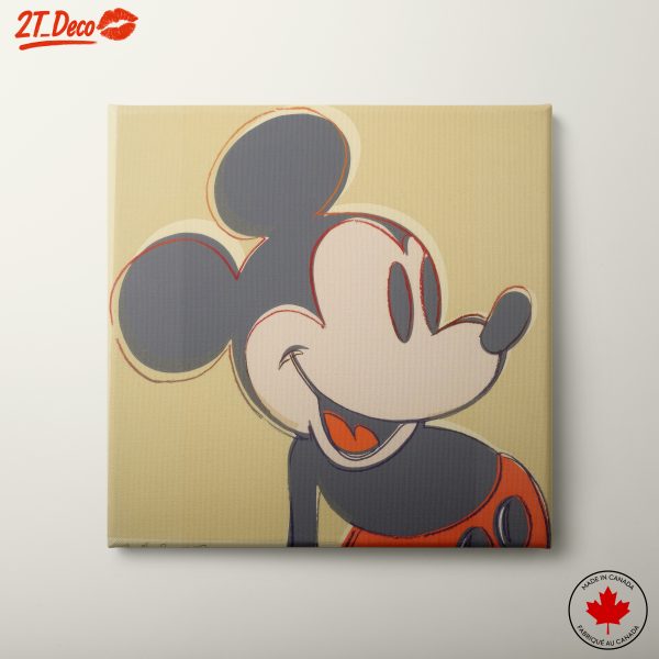 Playful Mickey Mouse Character Art