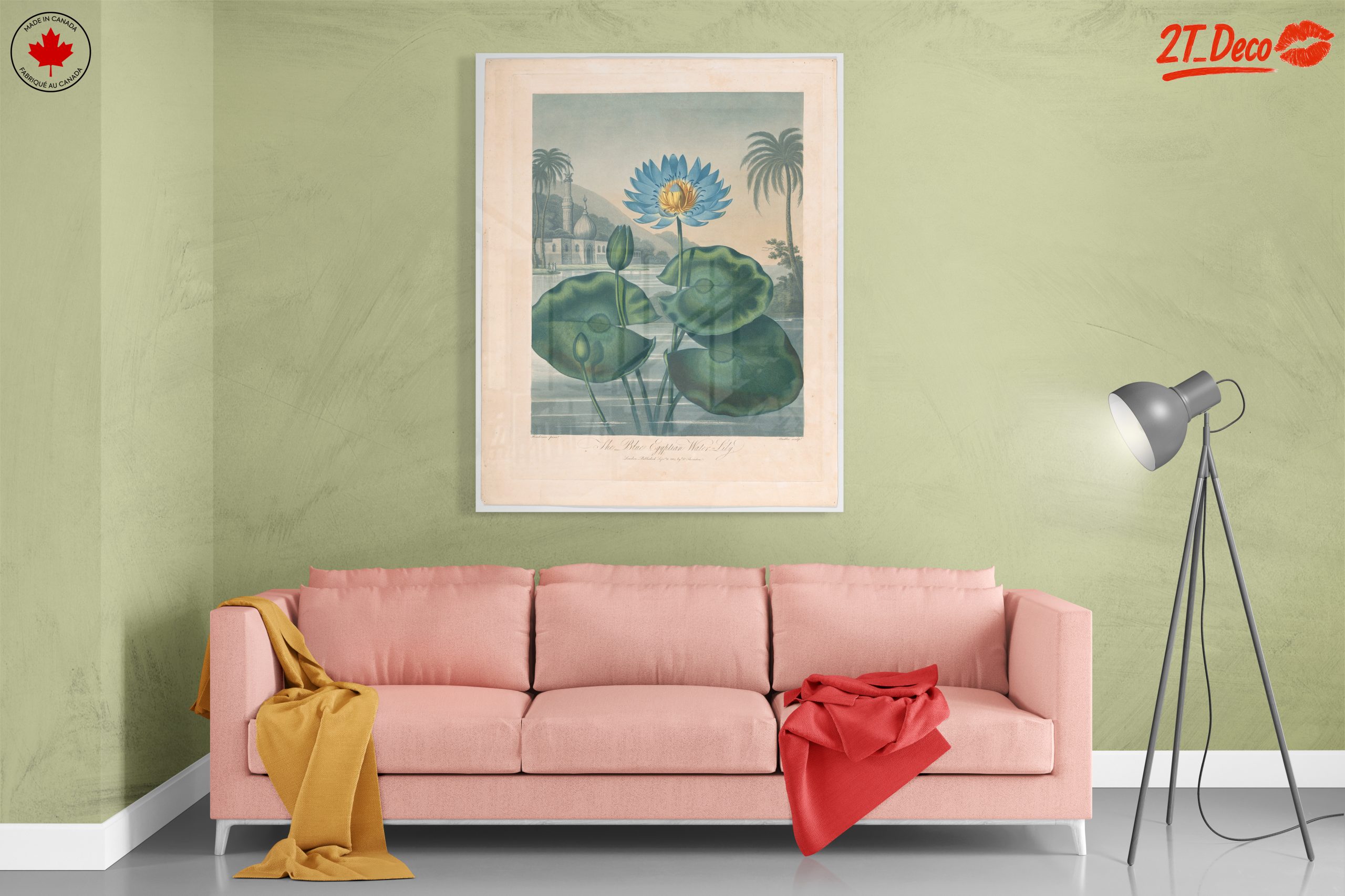 The Blue Egyptian Water Lily Art - Image 7
