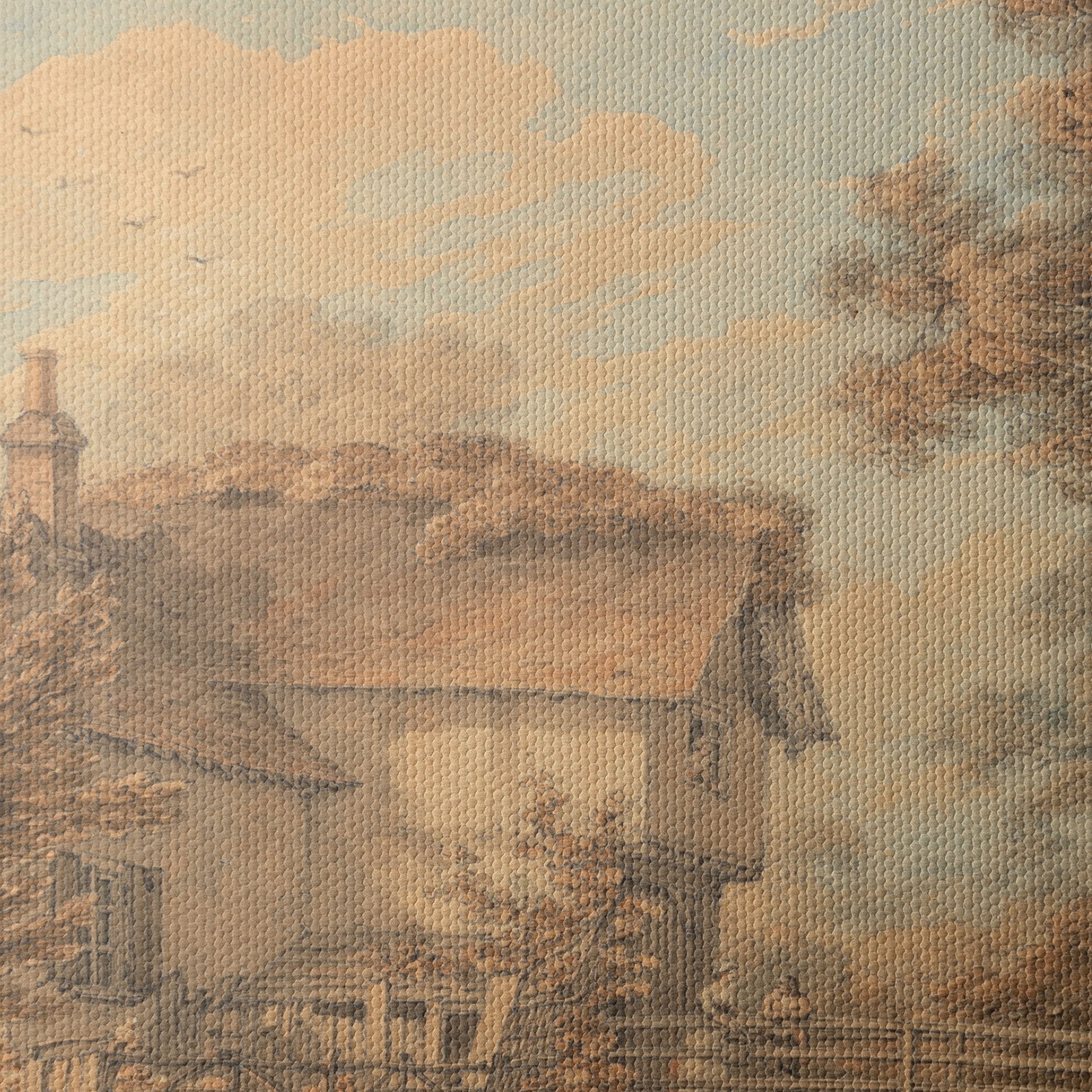 Serene Cottage Landscape by Water - Image 4