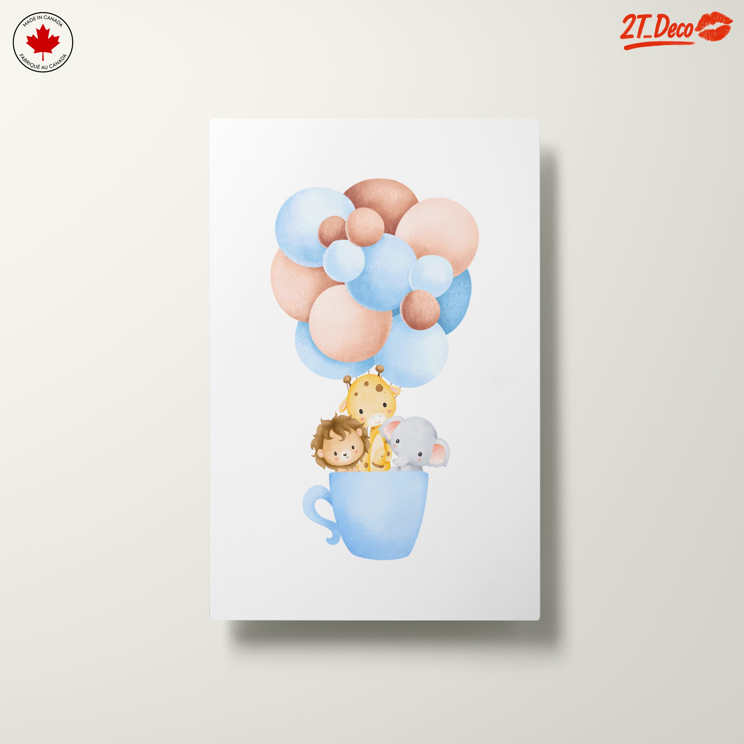 Whimsical Animals with Colorful Balloons - Image 10