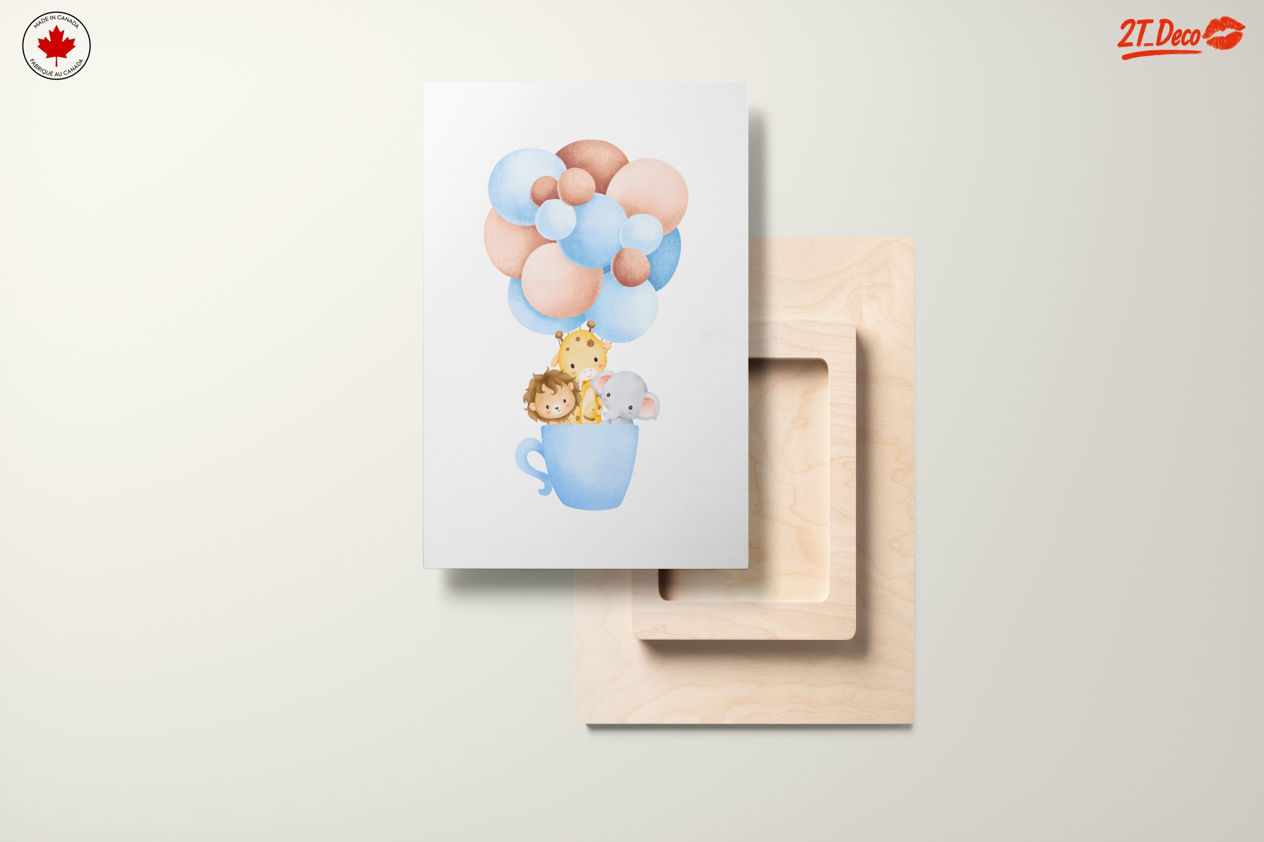 Whimsical Animals with Colorful Balloons - Image 11