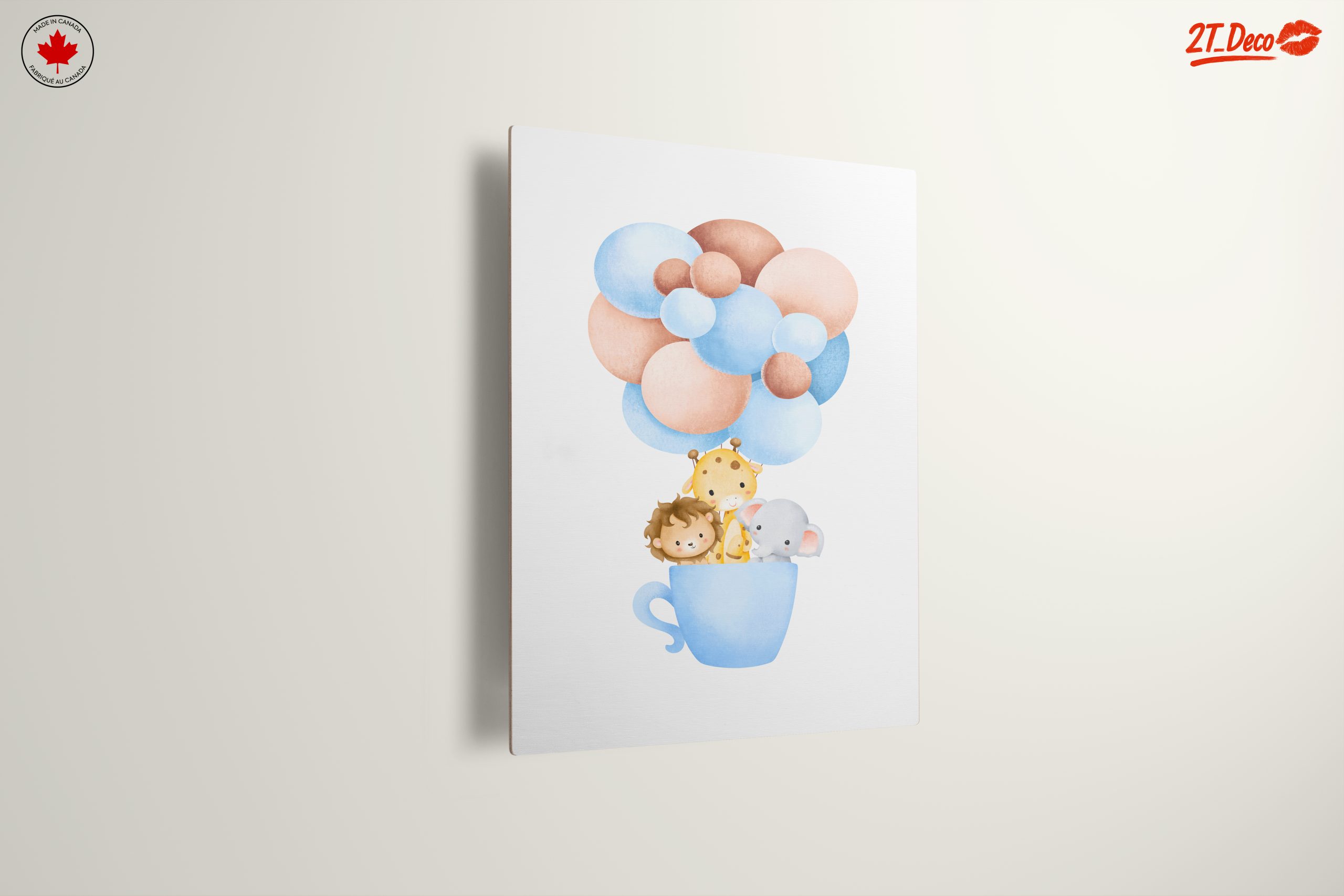 Whimsical Animals with Colorful Balloons - Image 13