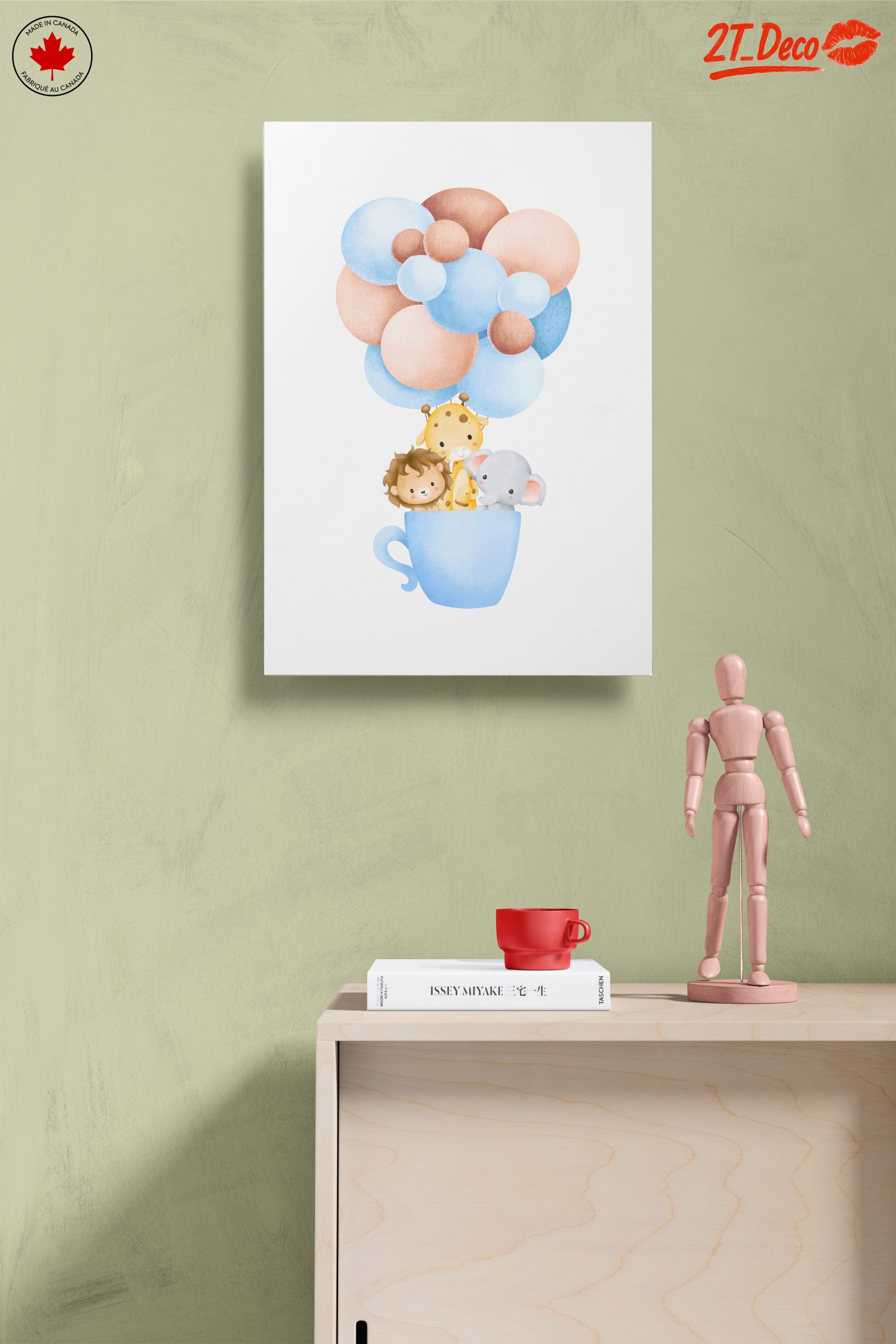 Whimsical Animals with Colorful Balloons - Image 14