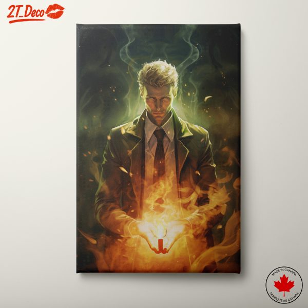 Magical Character Holding Fire