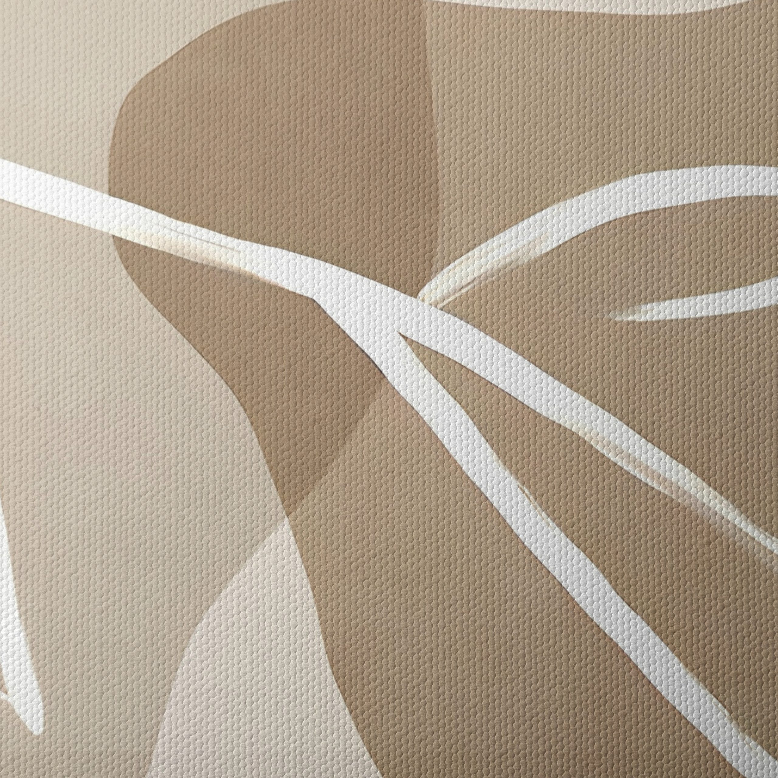 Minimalist Botanical Artwork with Leaf Design - Image 4