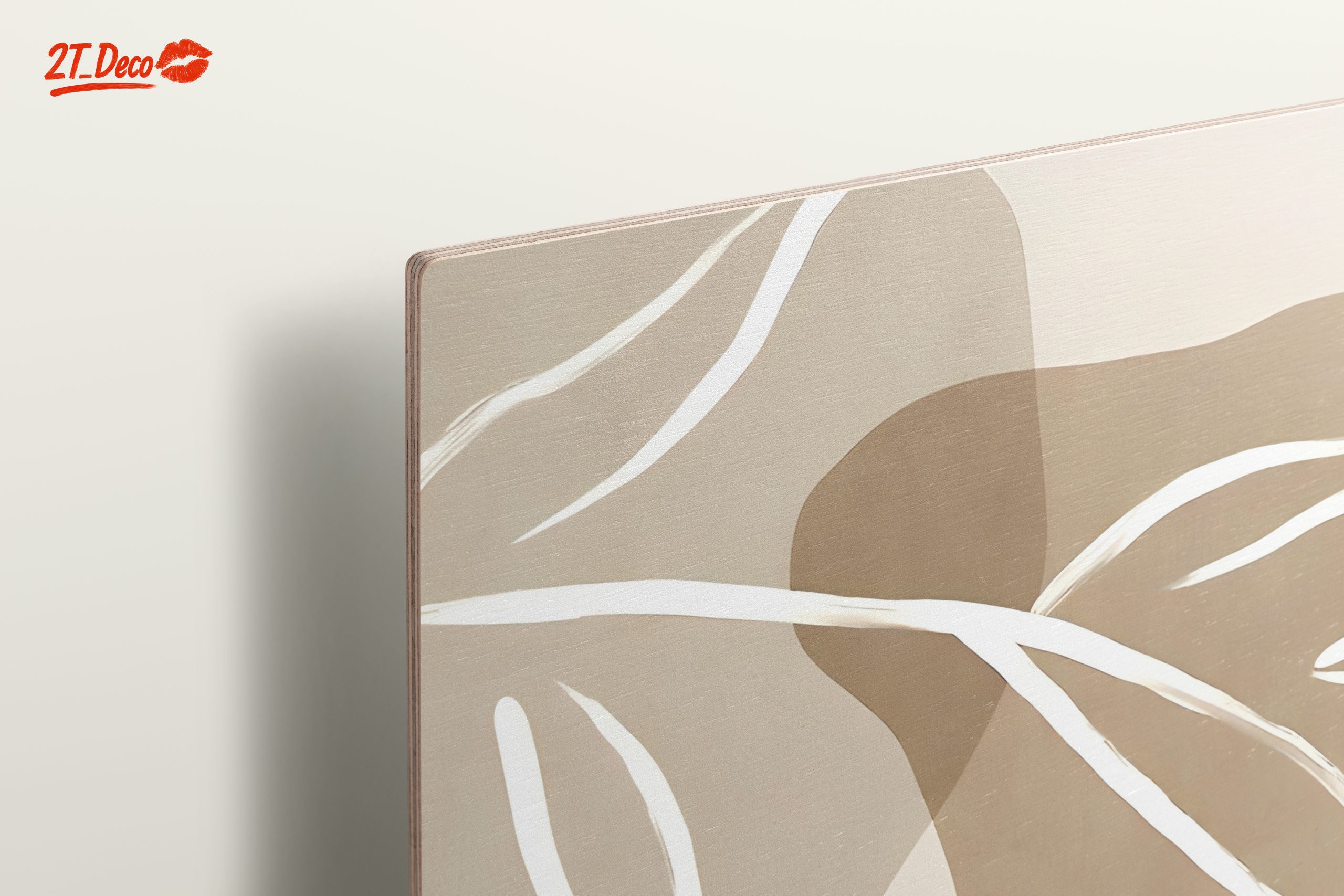 Minimalist Botanical Artwork with Leaf Design - Image 15