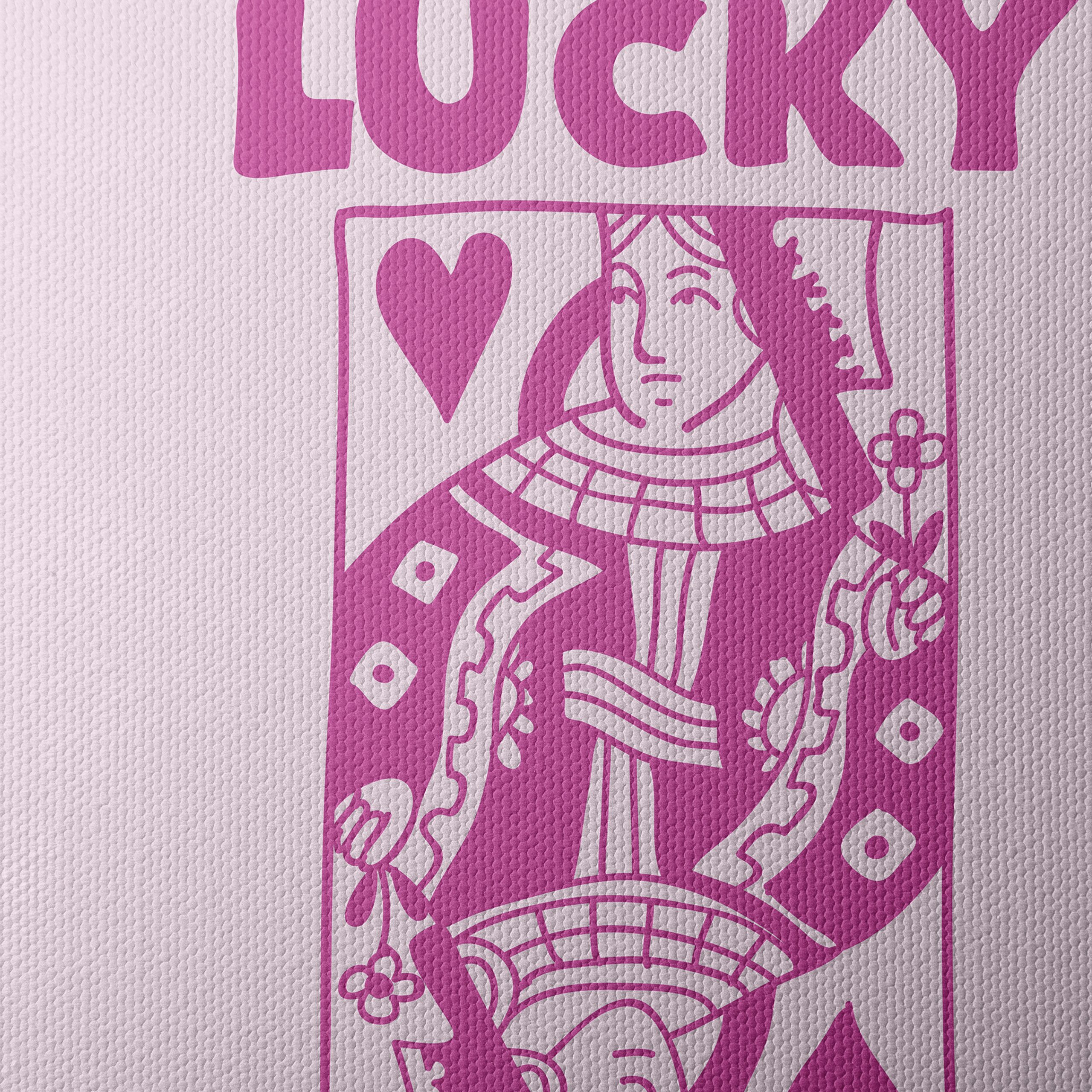 Lucky You Playful Typography Art - Image 4