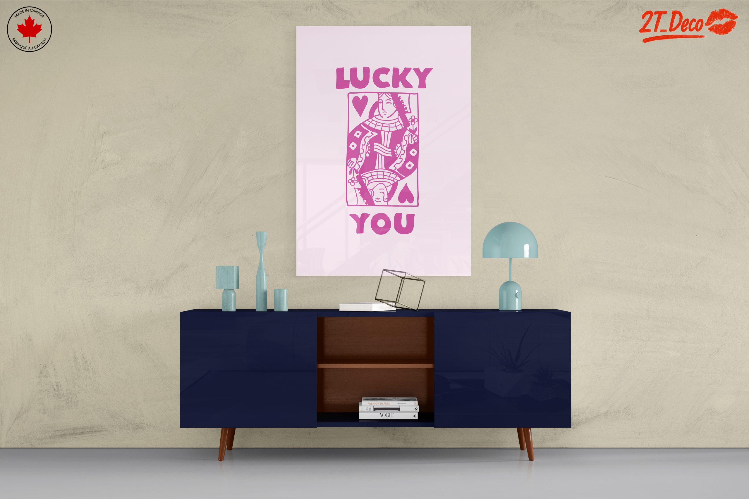 Lucky You Playful Typography Art - Image 8