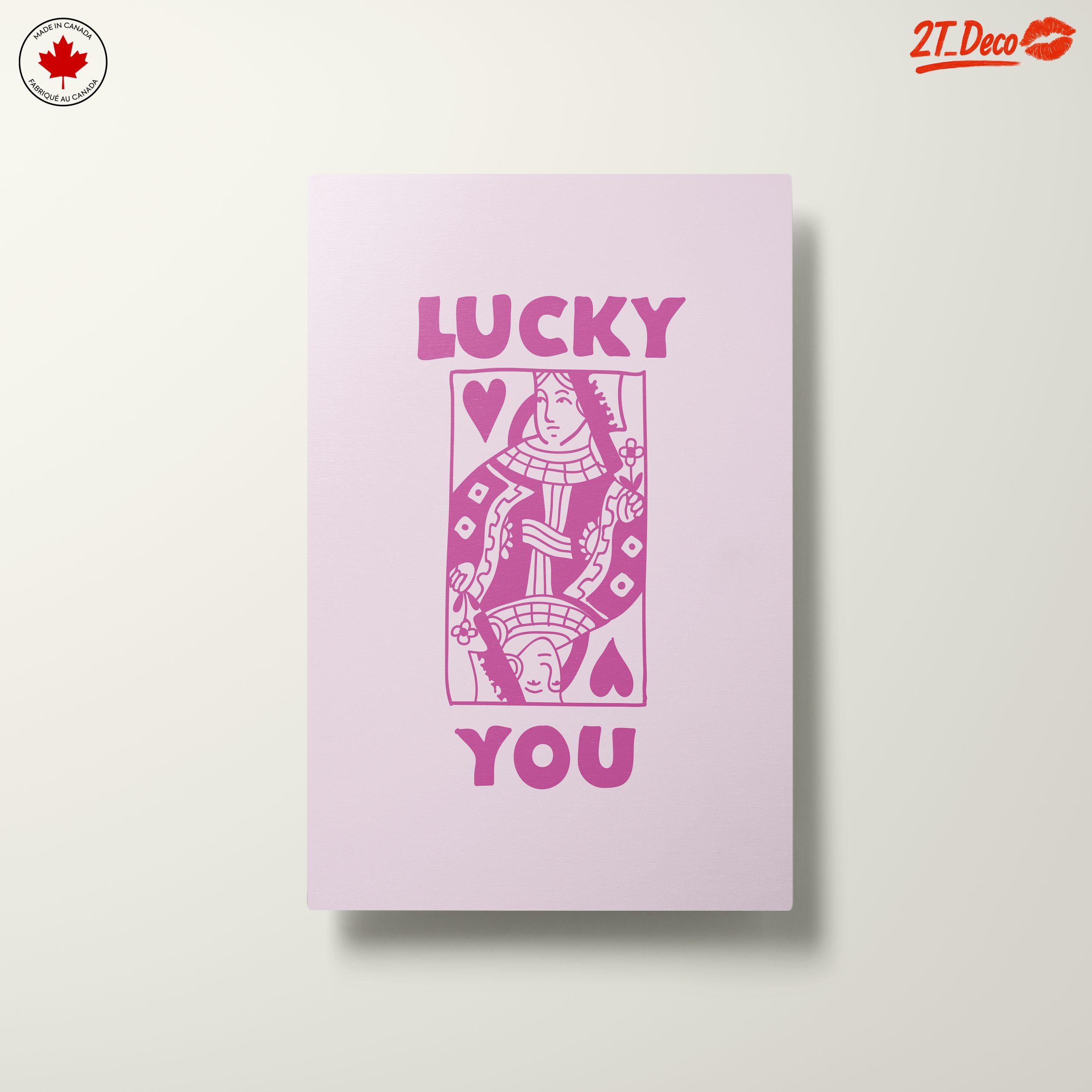 Lucky You Playful Typography Art - Image 10