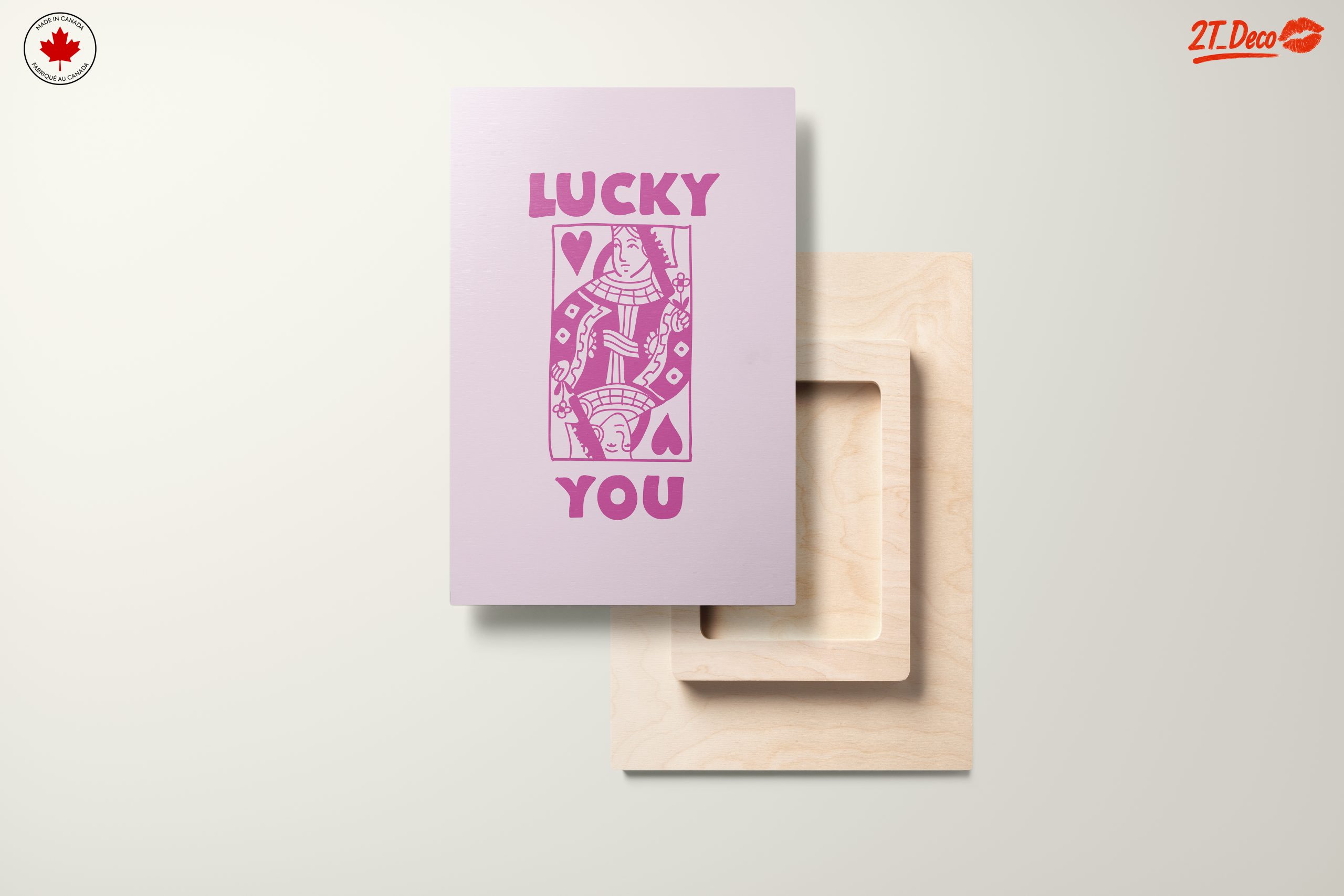 Lucky You Playful Typography Art - Image 11