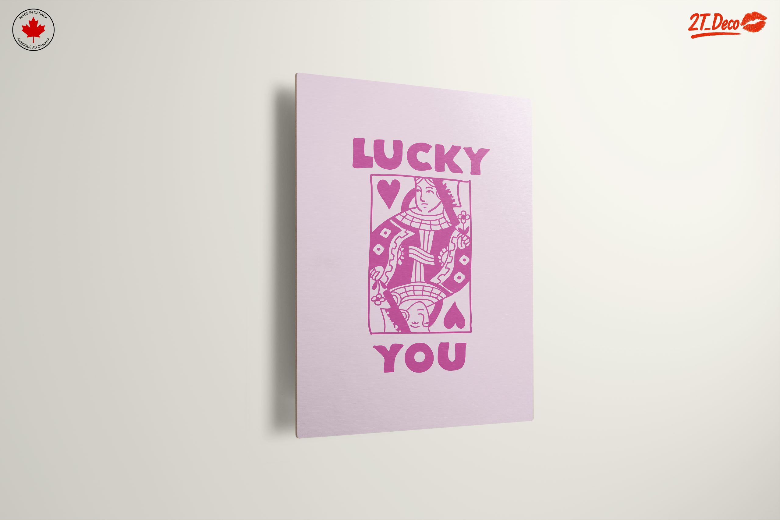 Lucky You Playful Typography Art - Image 13
