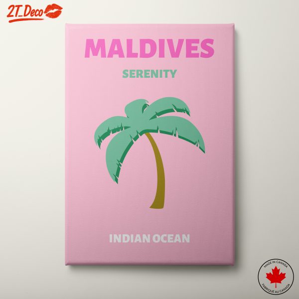 Maldives Serenity Tropical Art