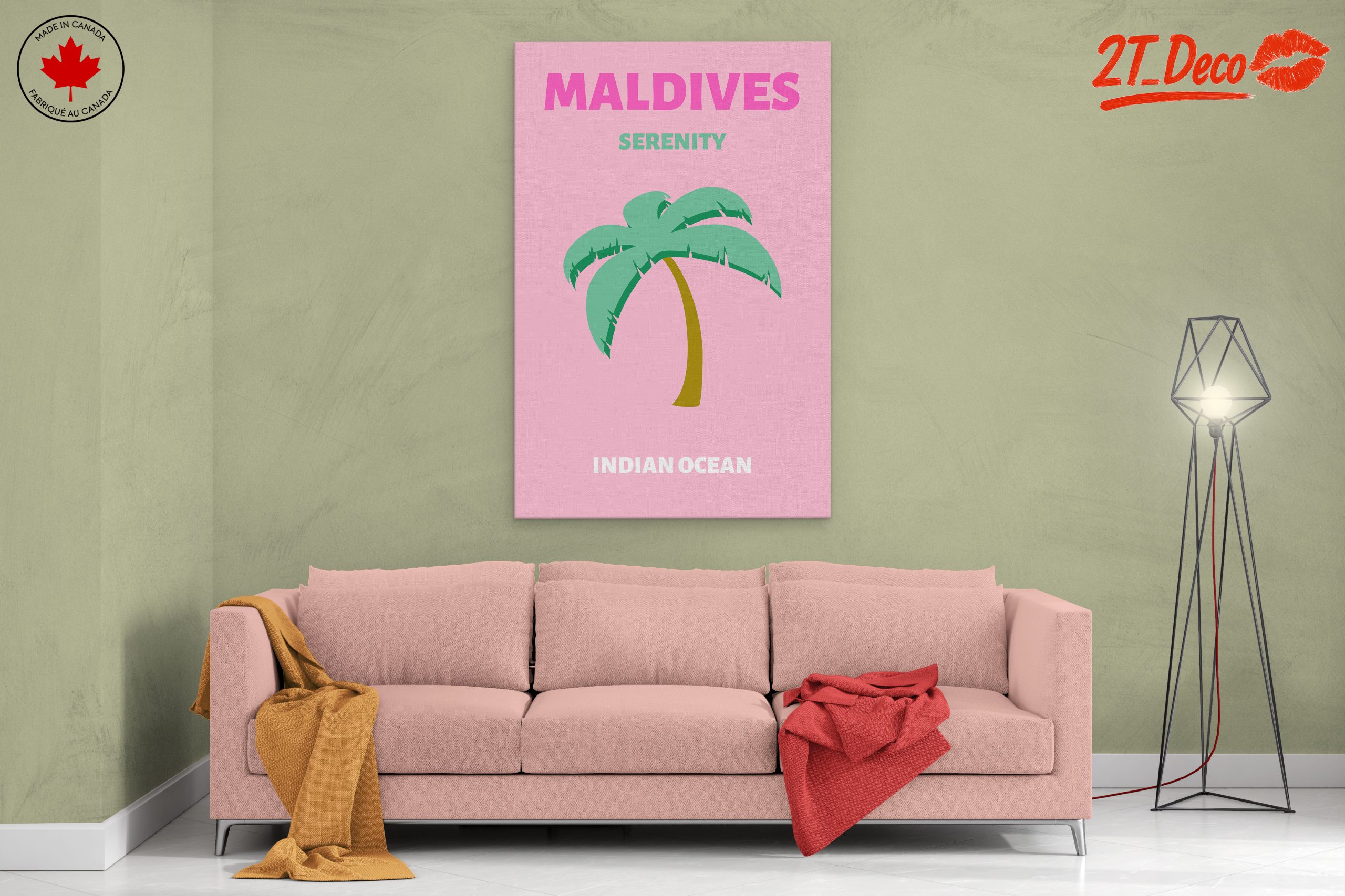 Maldives Serenity Tropical Art - Image 2
