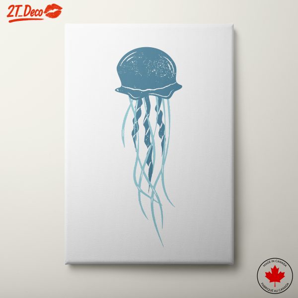 Stylized Jellyfish Illustration Art