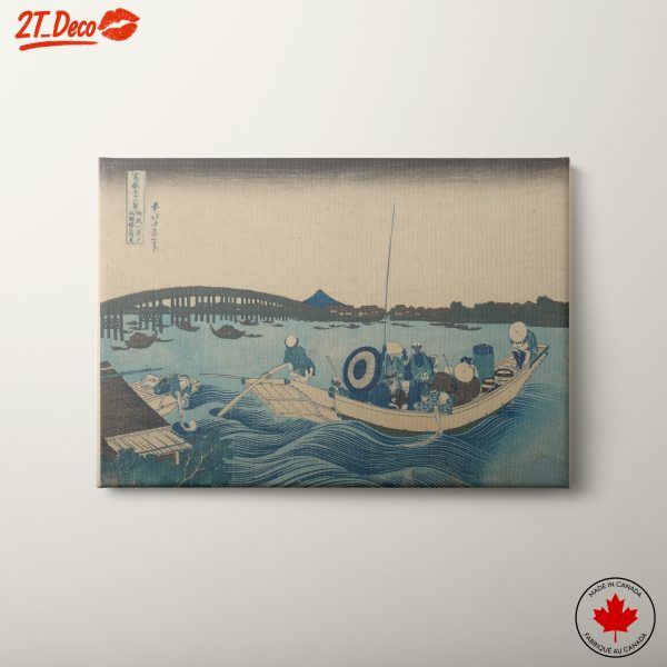 Traditional Chinese Artwork Depicting River Scene