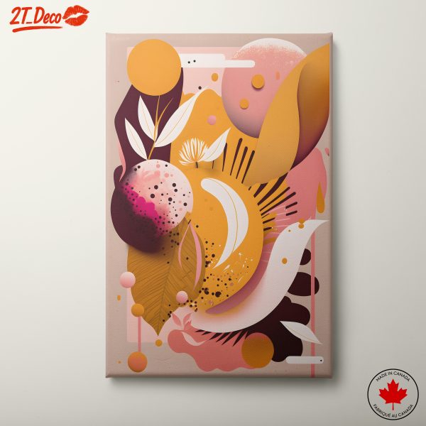 Vibrant Abstract Interior Artwork
