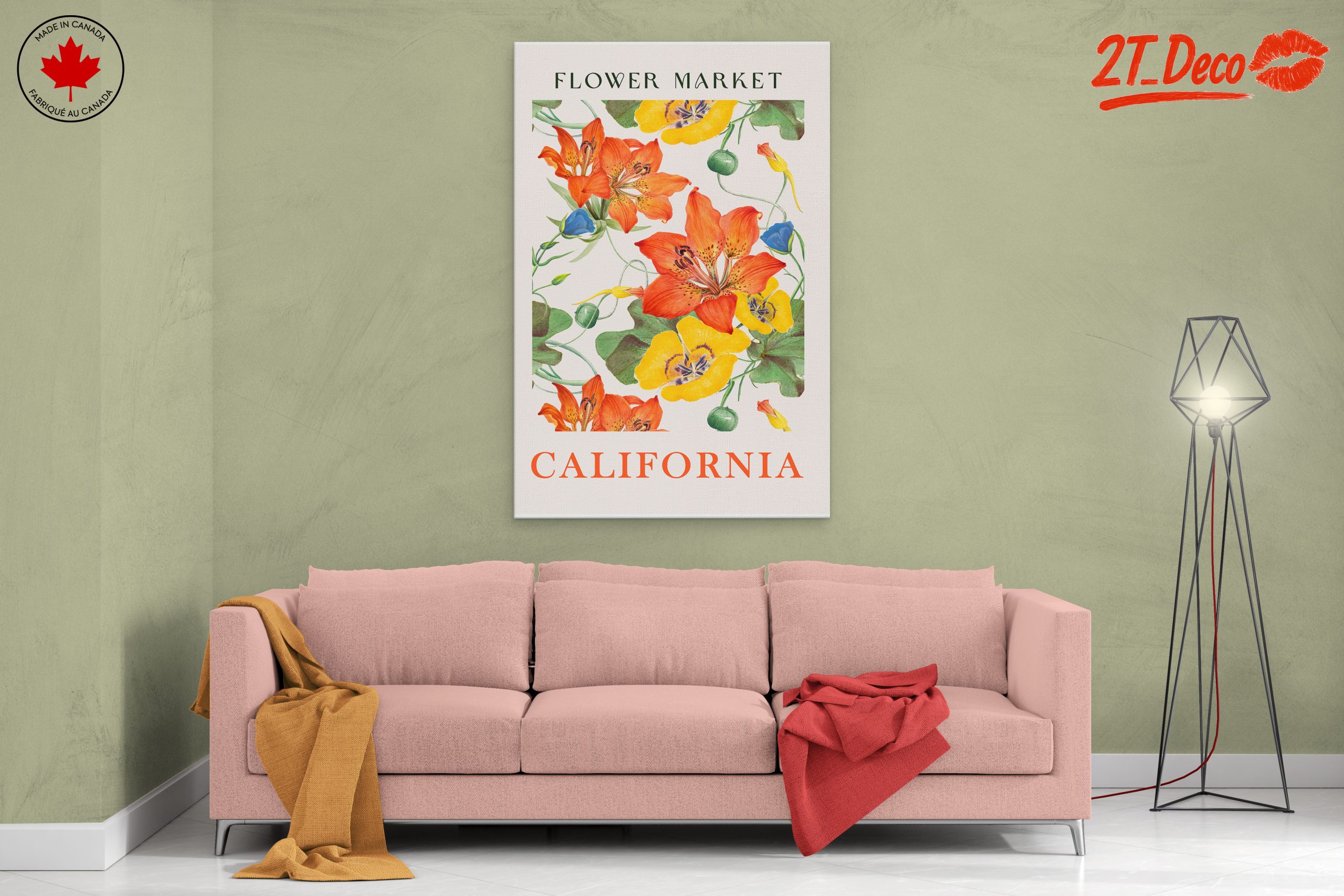 California Flower Market Art - Image 2
