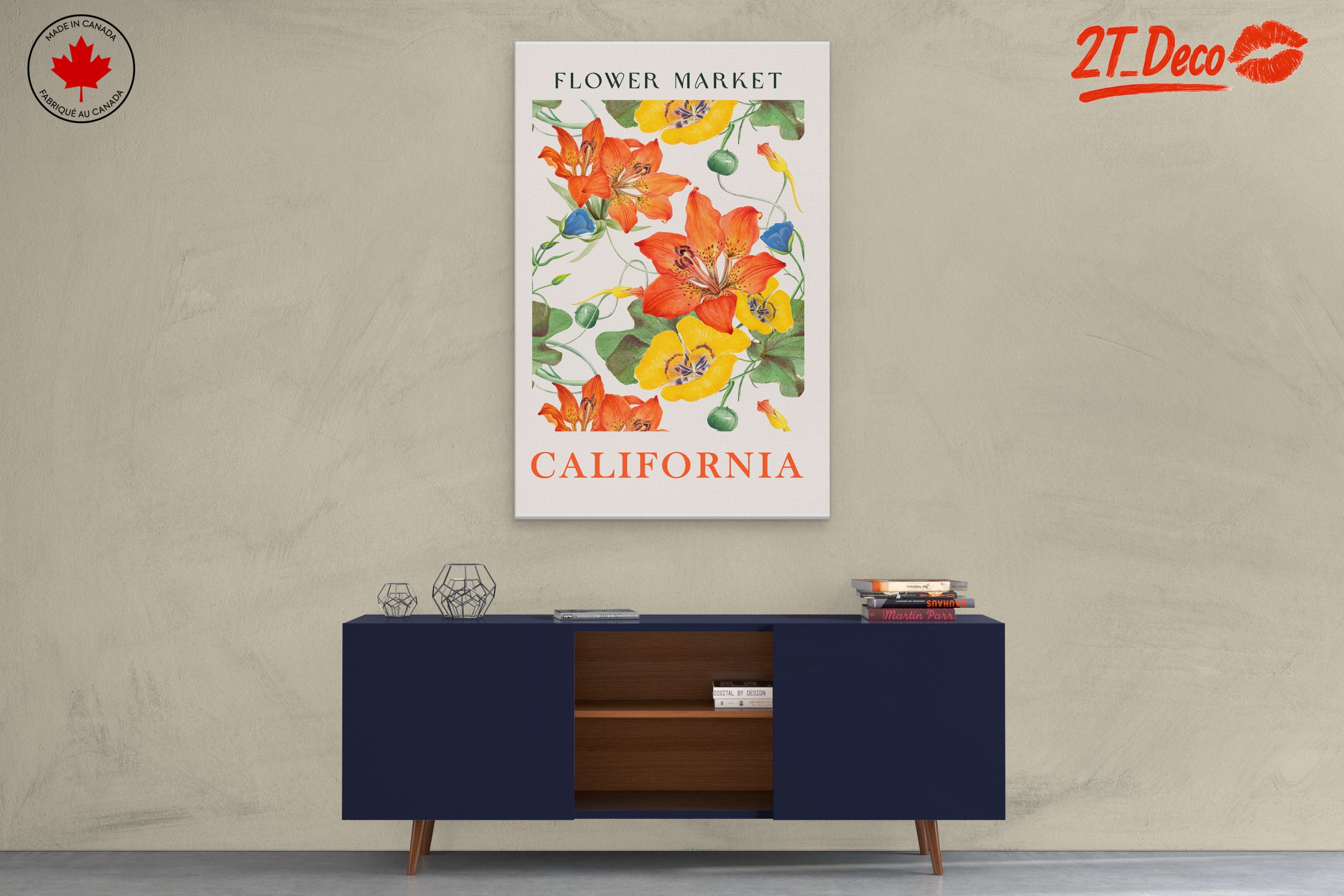 California Flower Market Art - Image 3