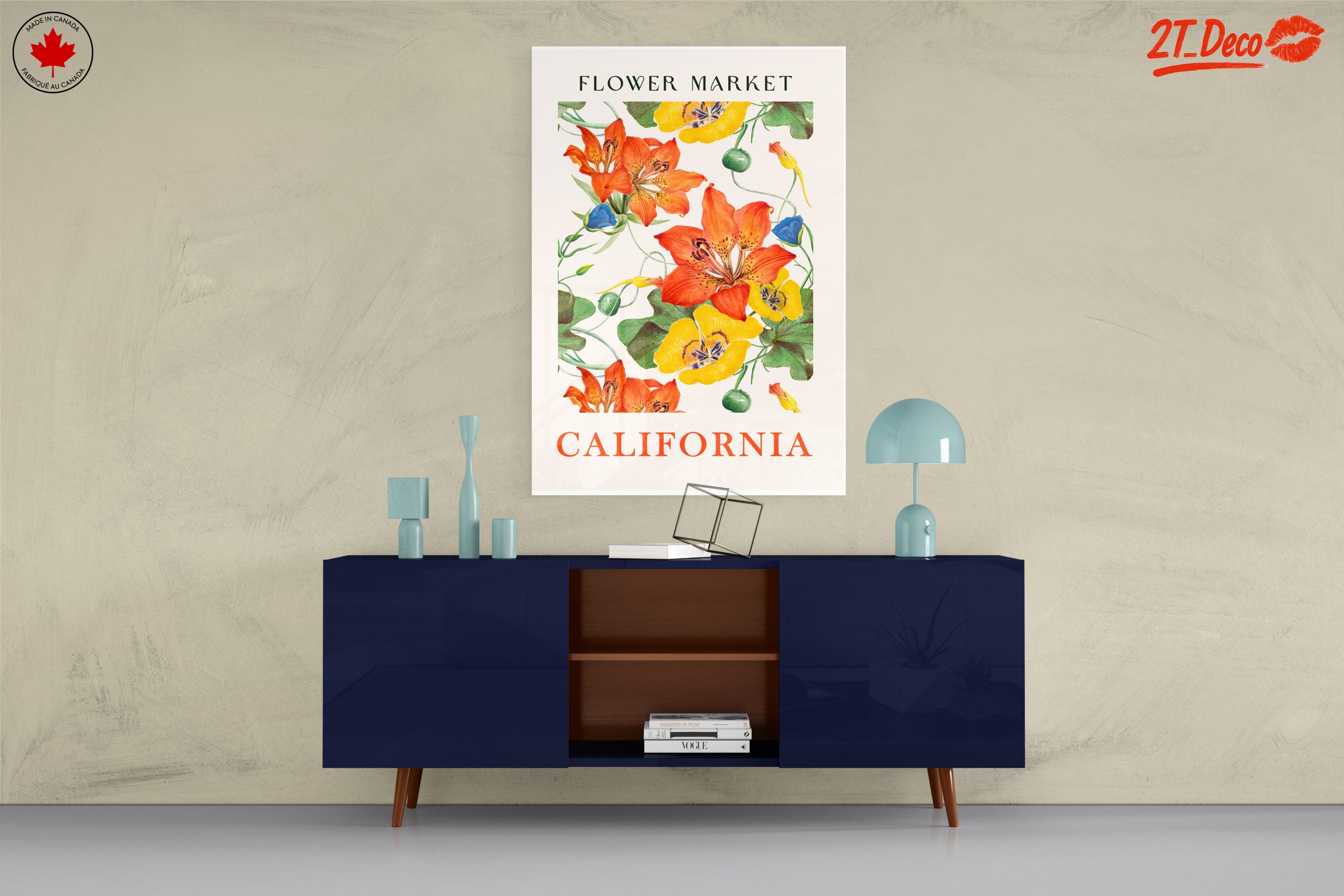 California Flower Market Art - Image 8