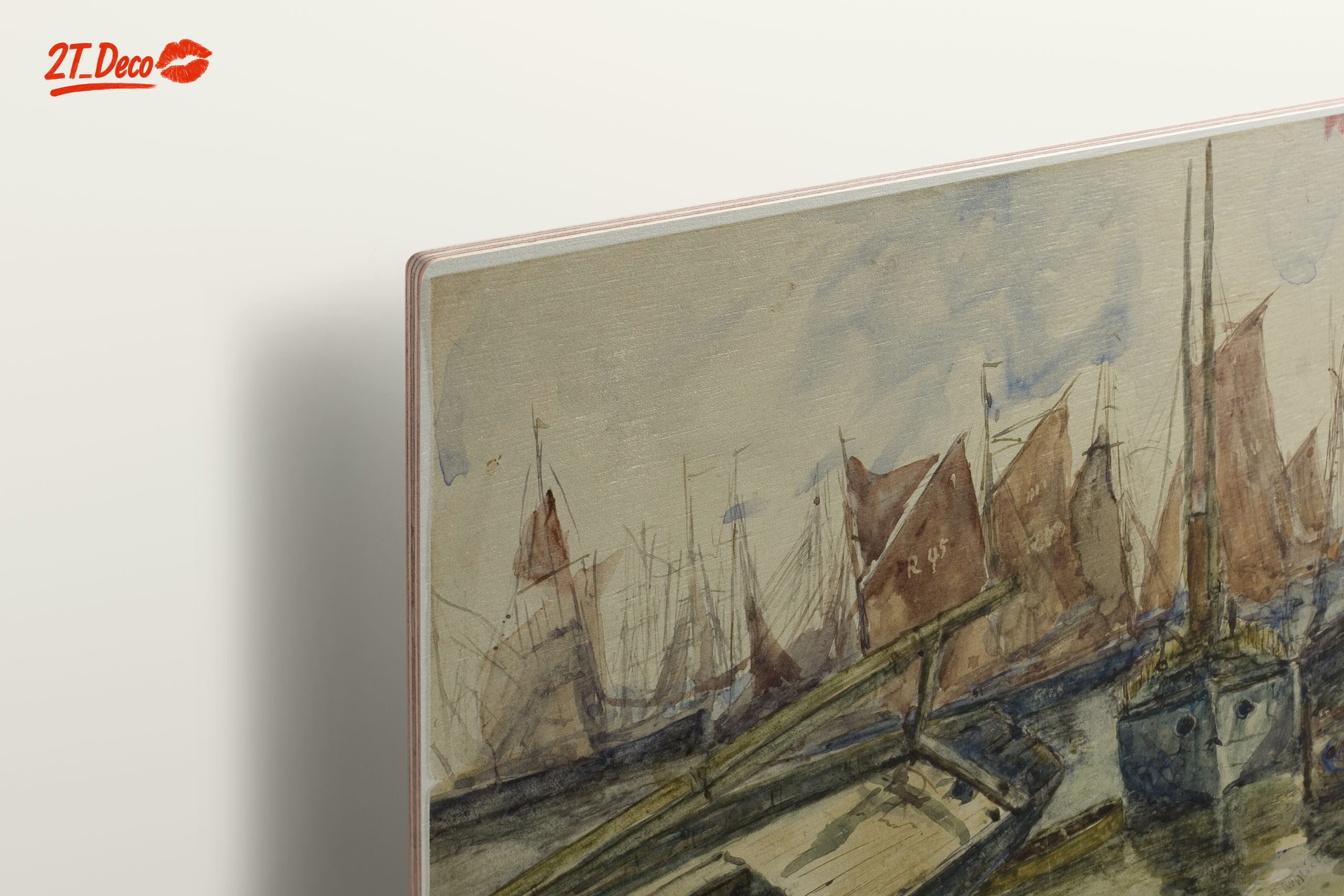 Serene Abstract Marine Harbor Scene - Image 15
