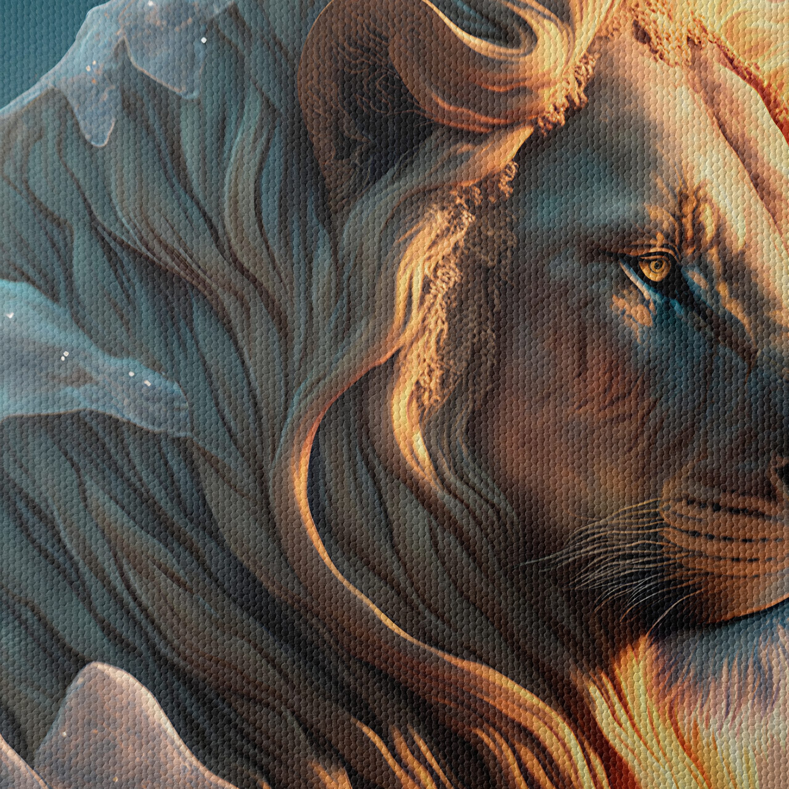 Majestic Lion Art With Ethereal Details - Image 4