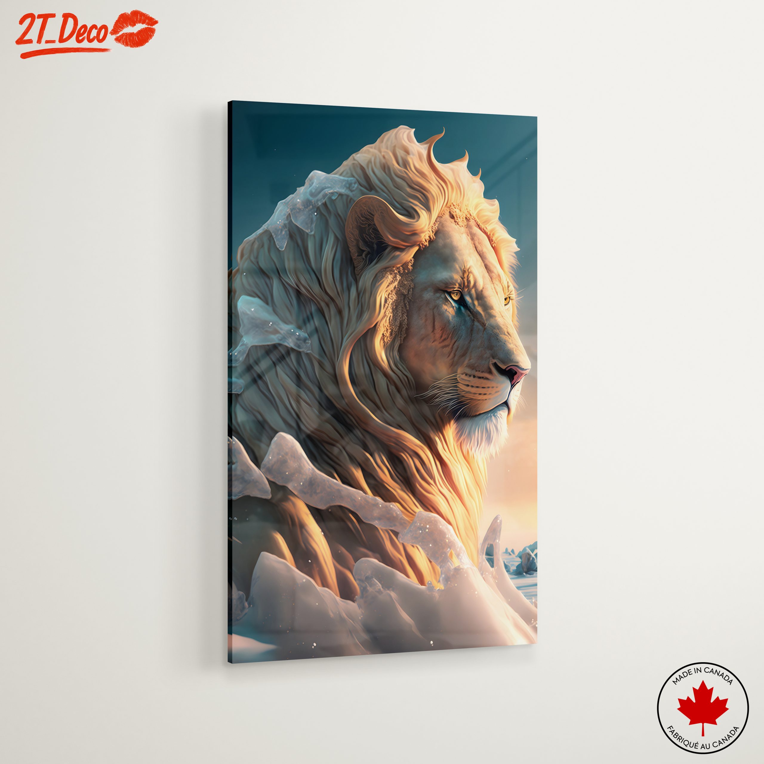 Majestic Lion Art With Ethereal Details - Image 6