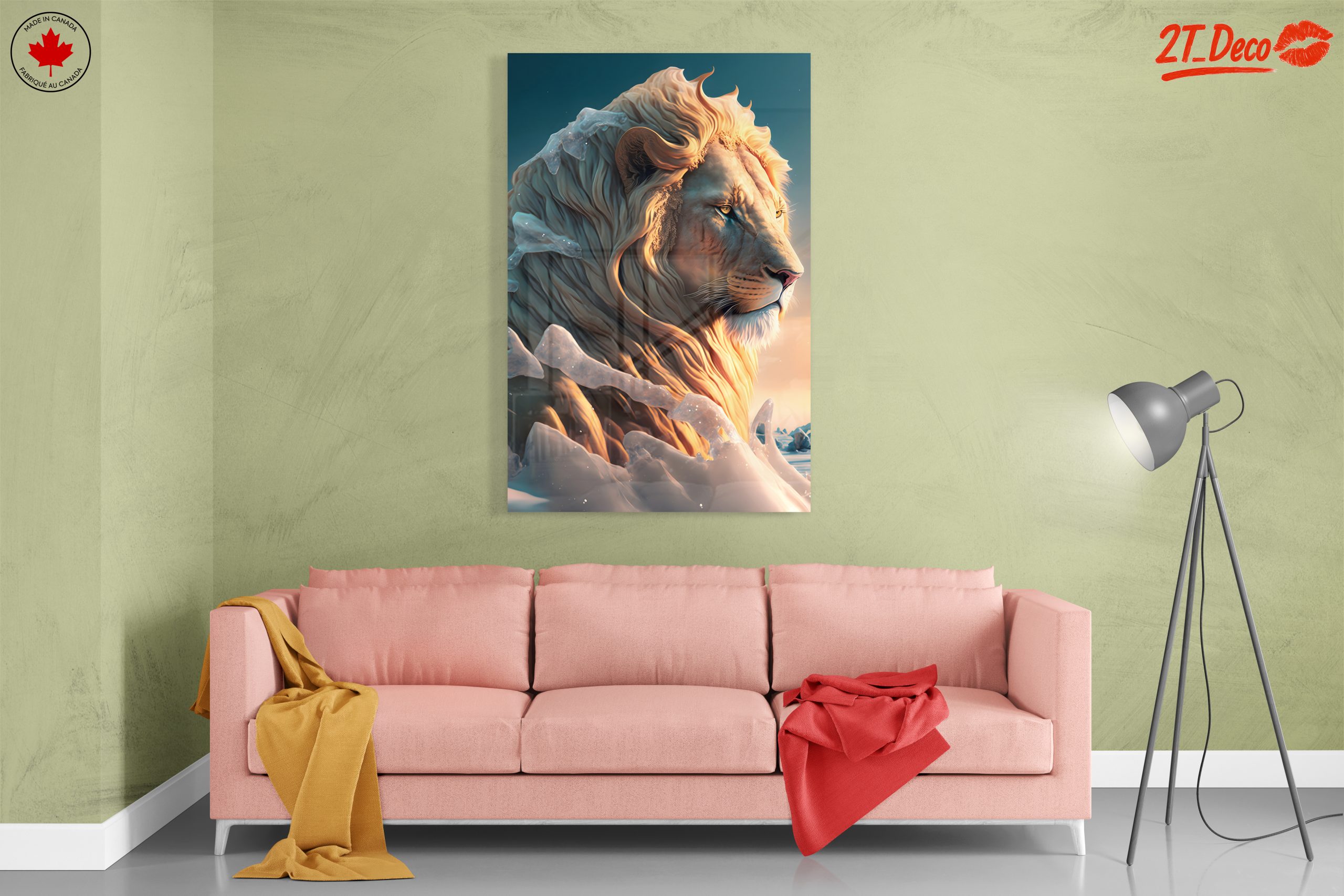 Majestic Lion Art With Ethereal Details - Image 7