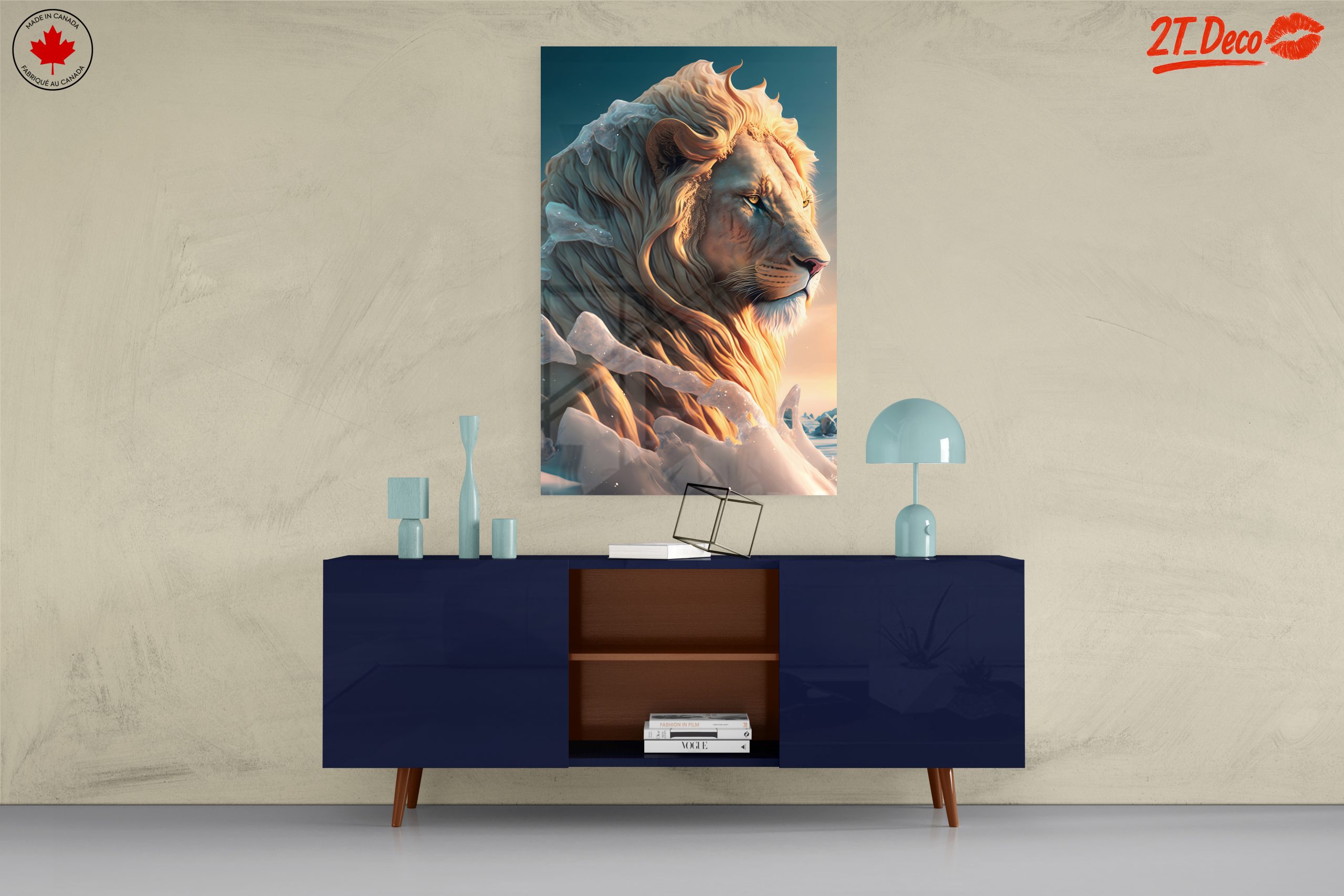 Majestic Lion Art With Ethereal Details - Image 8