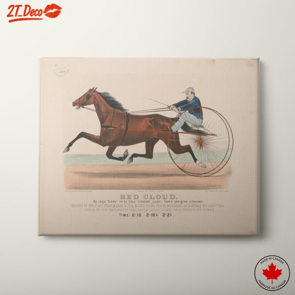 Artistic Representation of a Racing Horse