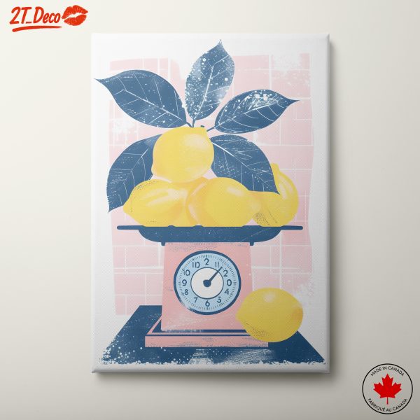 Stylized Lemon Scale Artwork