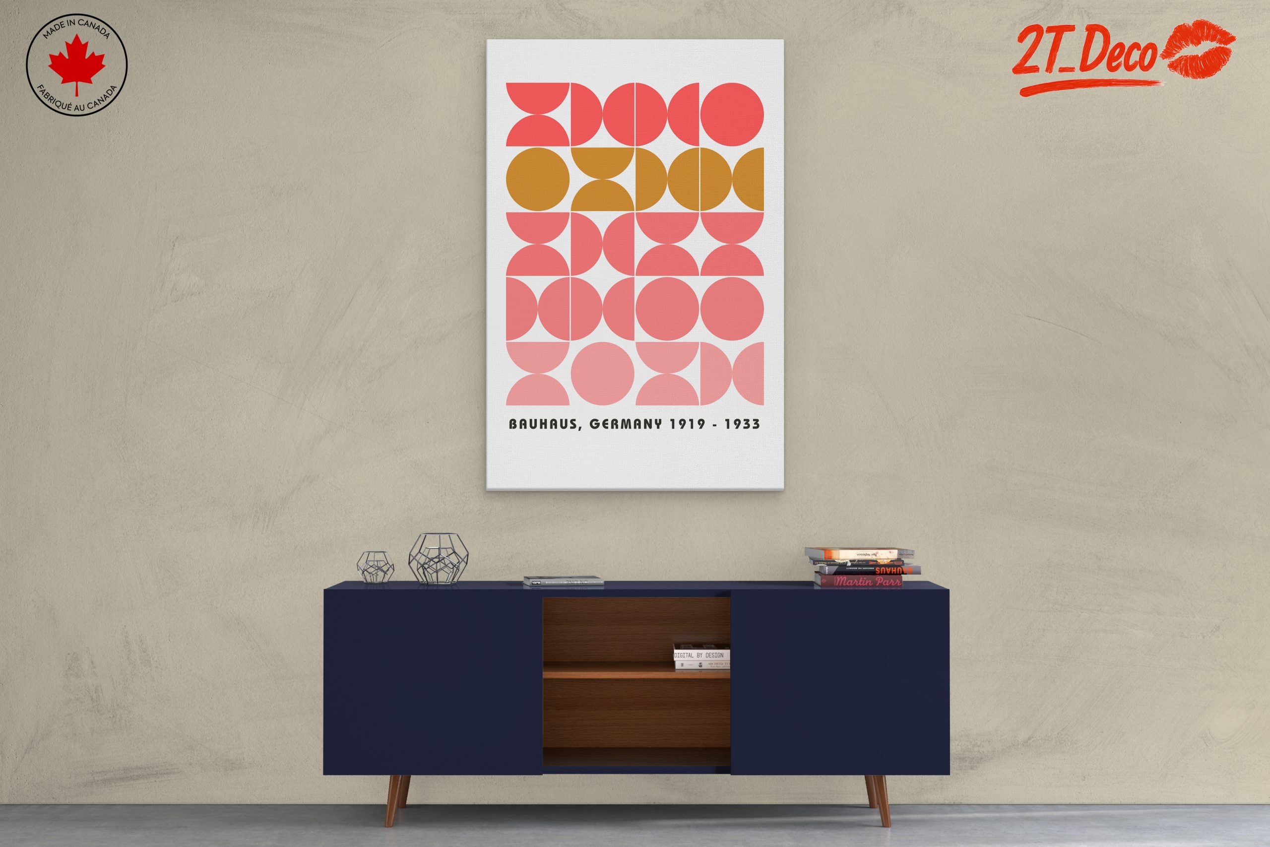 Geometric Bauhaus Inspired Art - Image 3