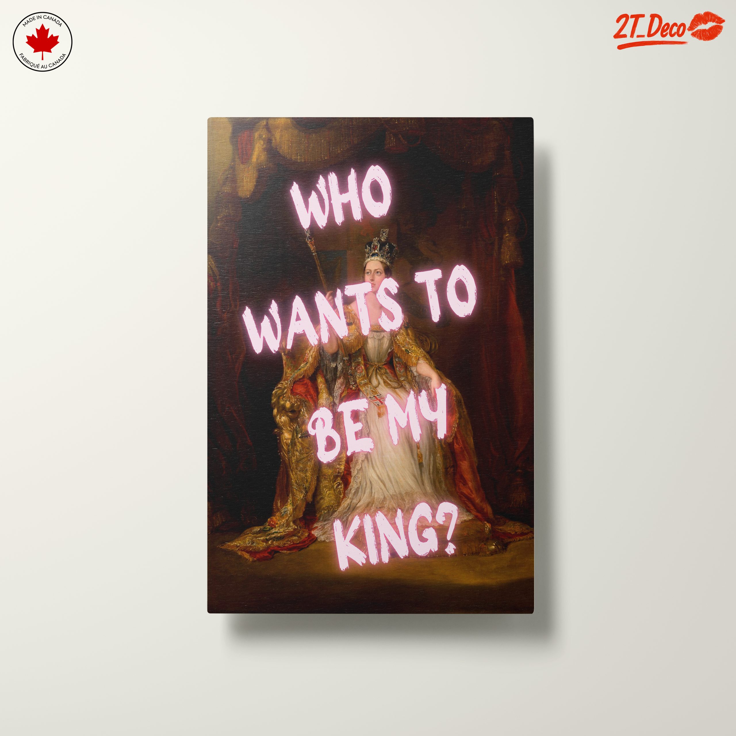 Regal Portrait with Playful Text - Image 10