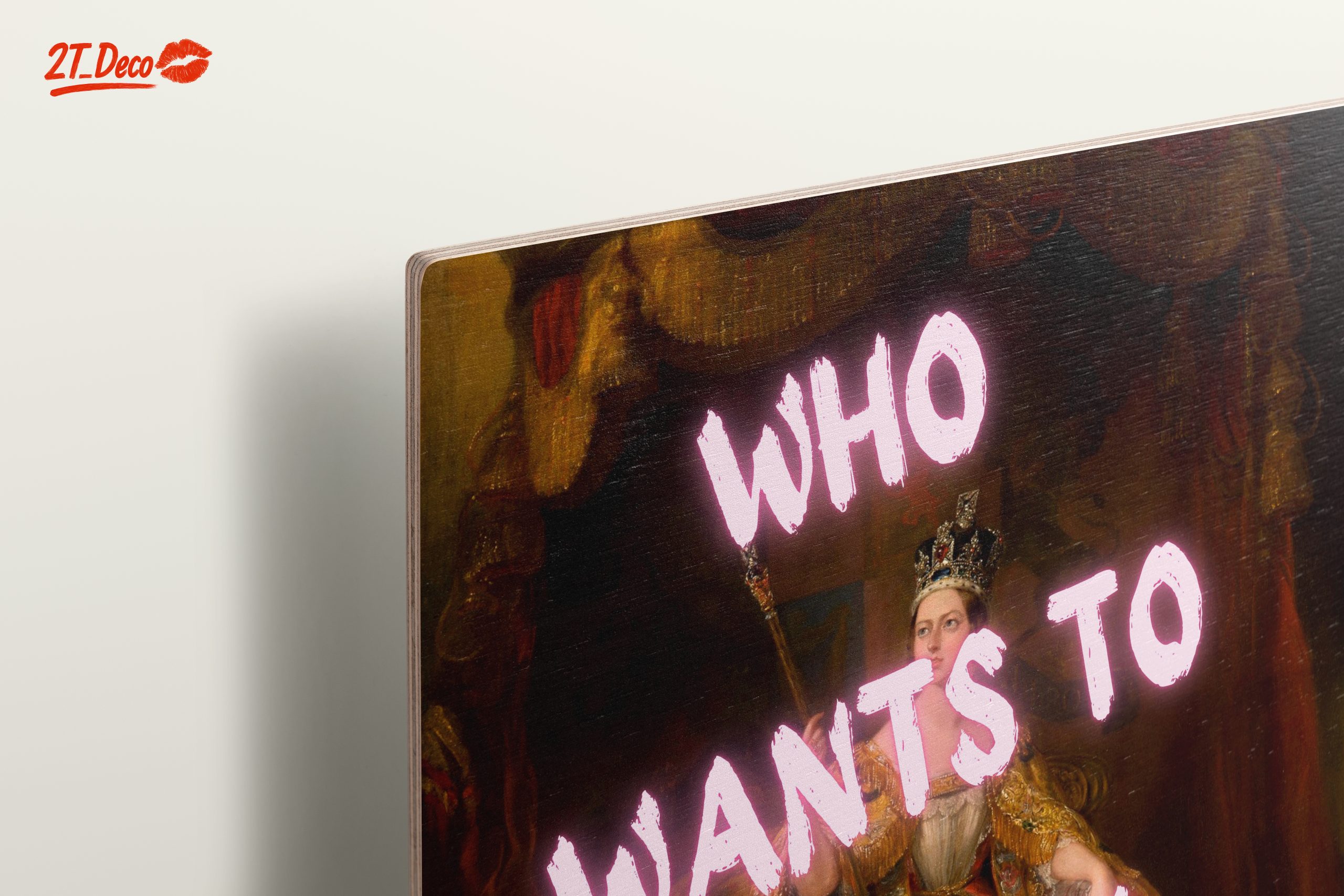Regal Portrait with Playful Text - Image 15