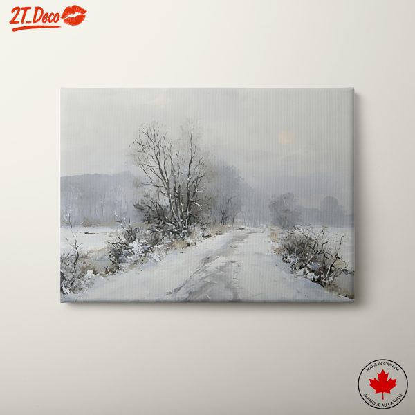 Serene Winter Landscape Art