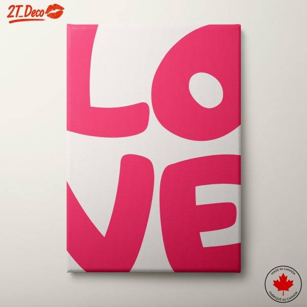 Bold Love Inspirational Quote Art