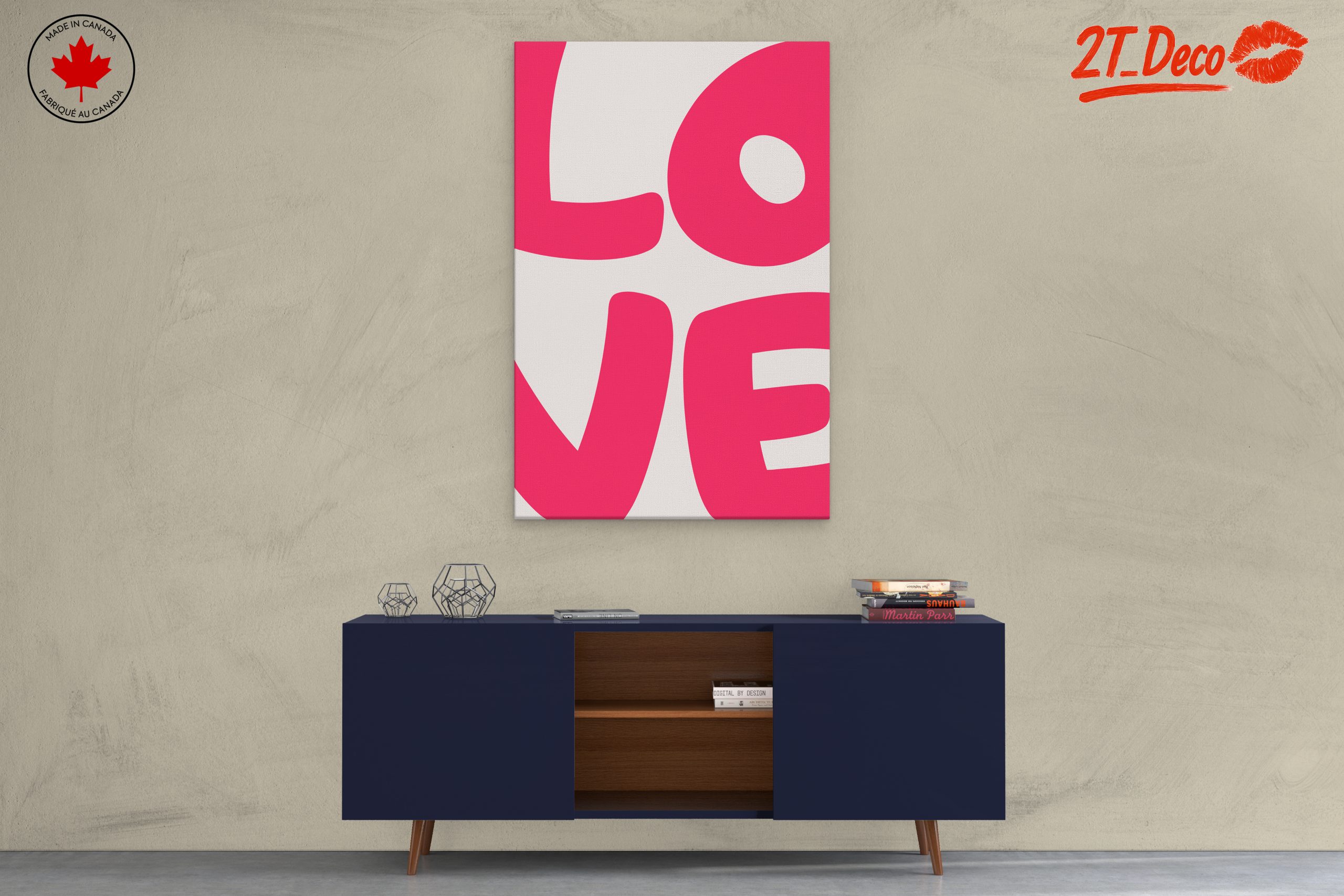 Bold Love Inspirational Quote Art - Image 3