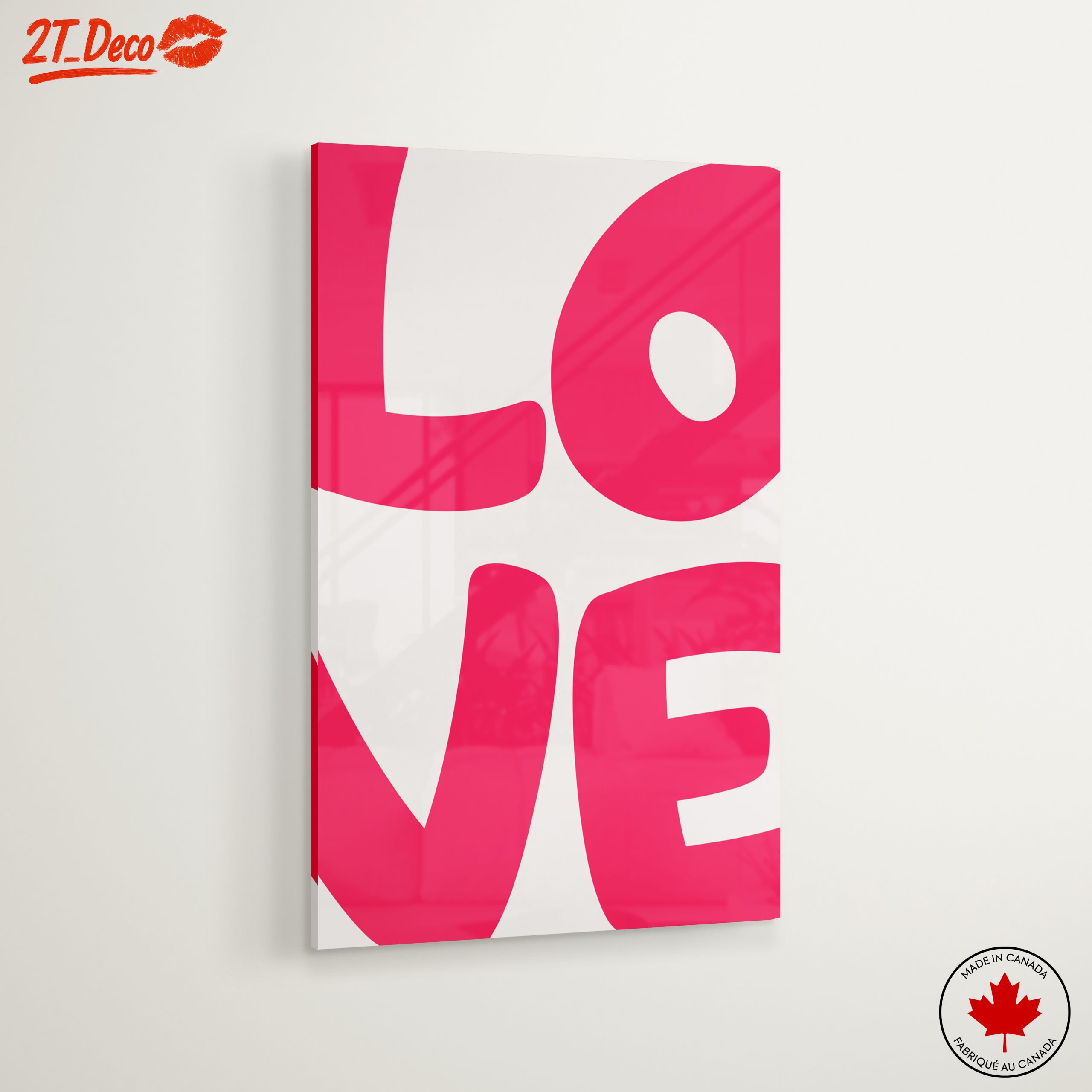 Bold Love Inspirational Quote Art - Image 6