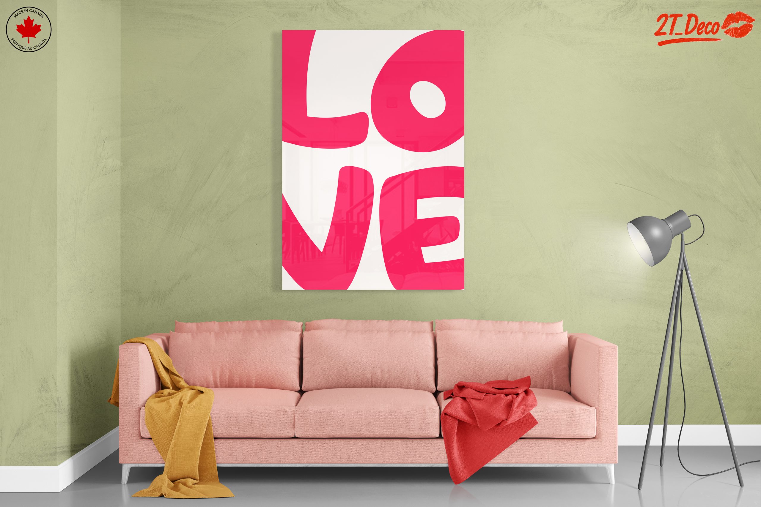Bold Love Inspirational Quote Art - Image 7