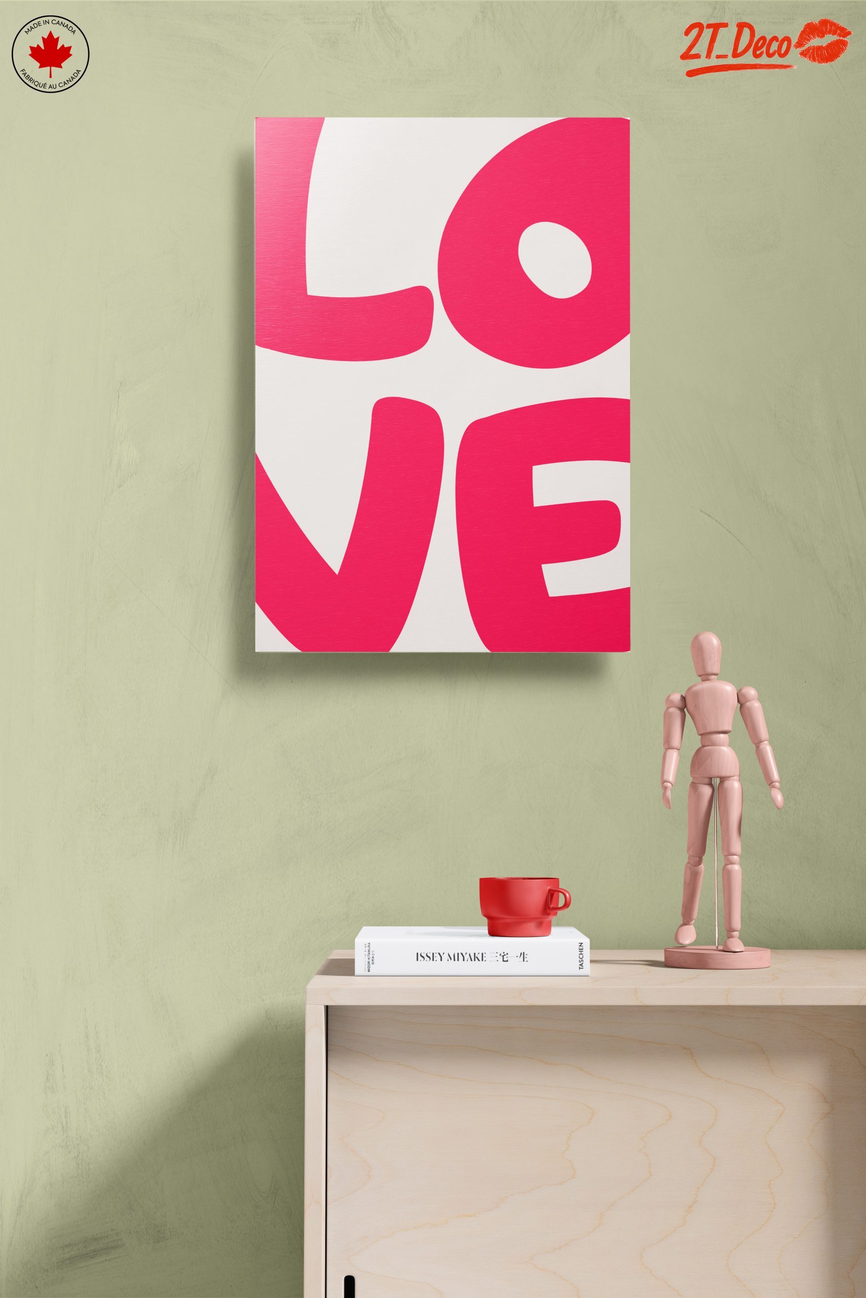 Bold Love Inspirational Quote Art - Image 14
