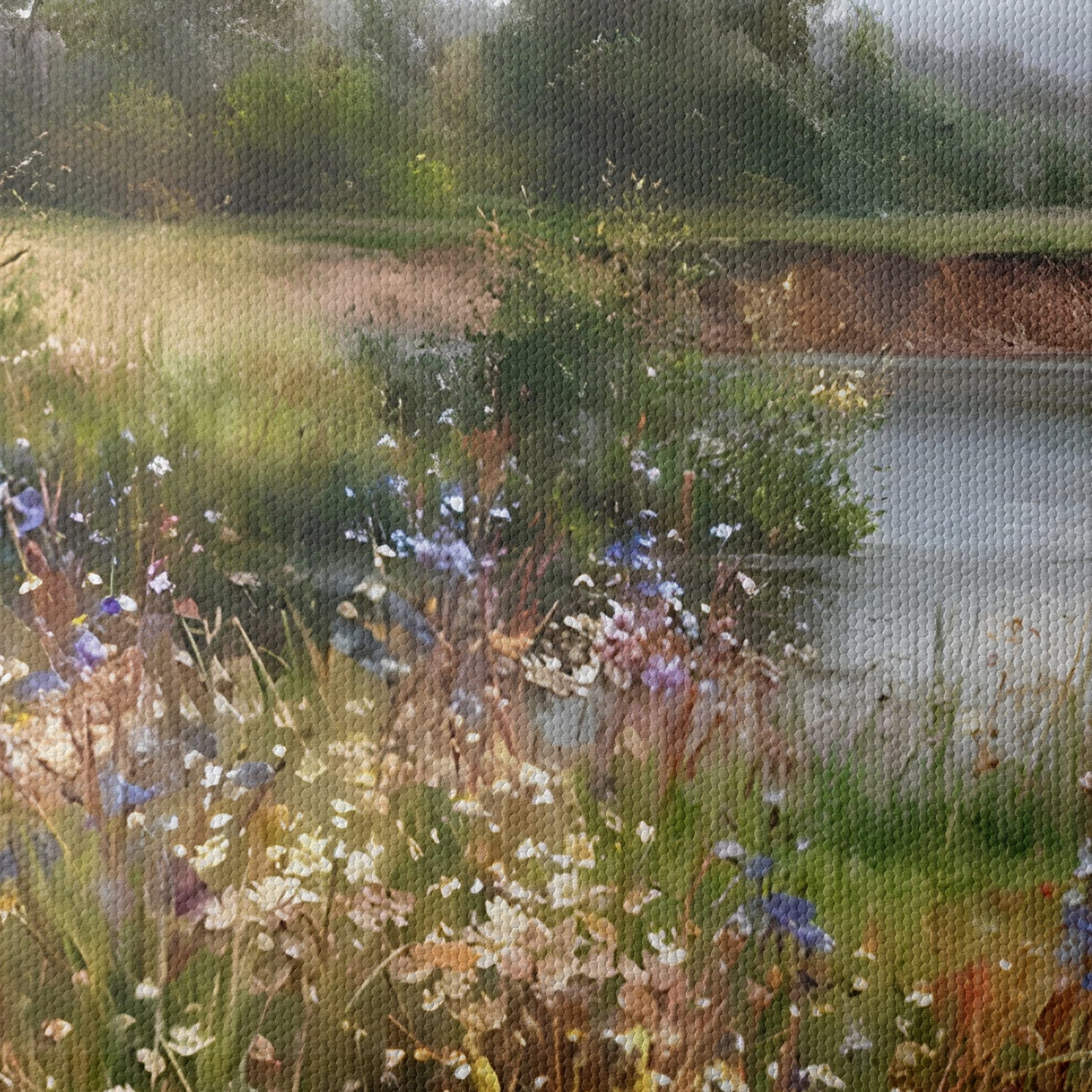 Serene Nature Landscape with Flowers 2 - Image 4