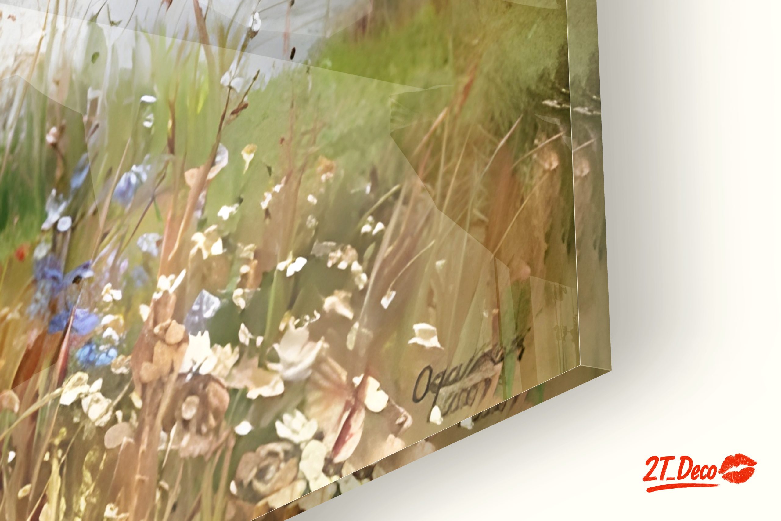 Serene Nature Landscape with Flowers 2 - Image 9