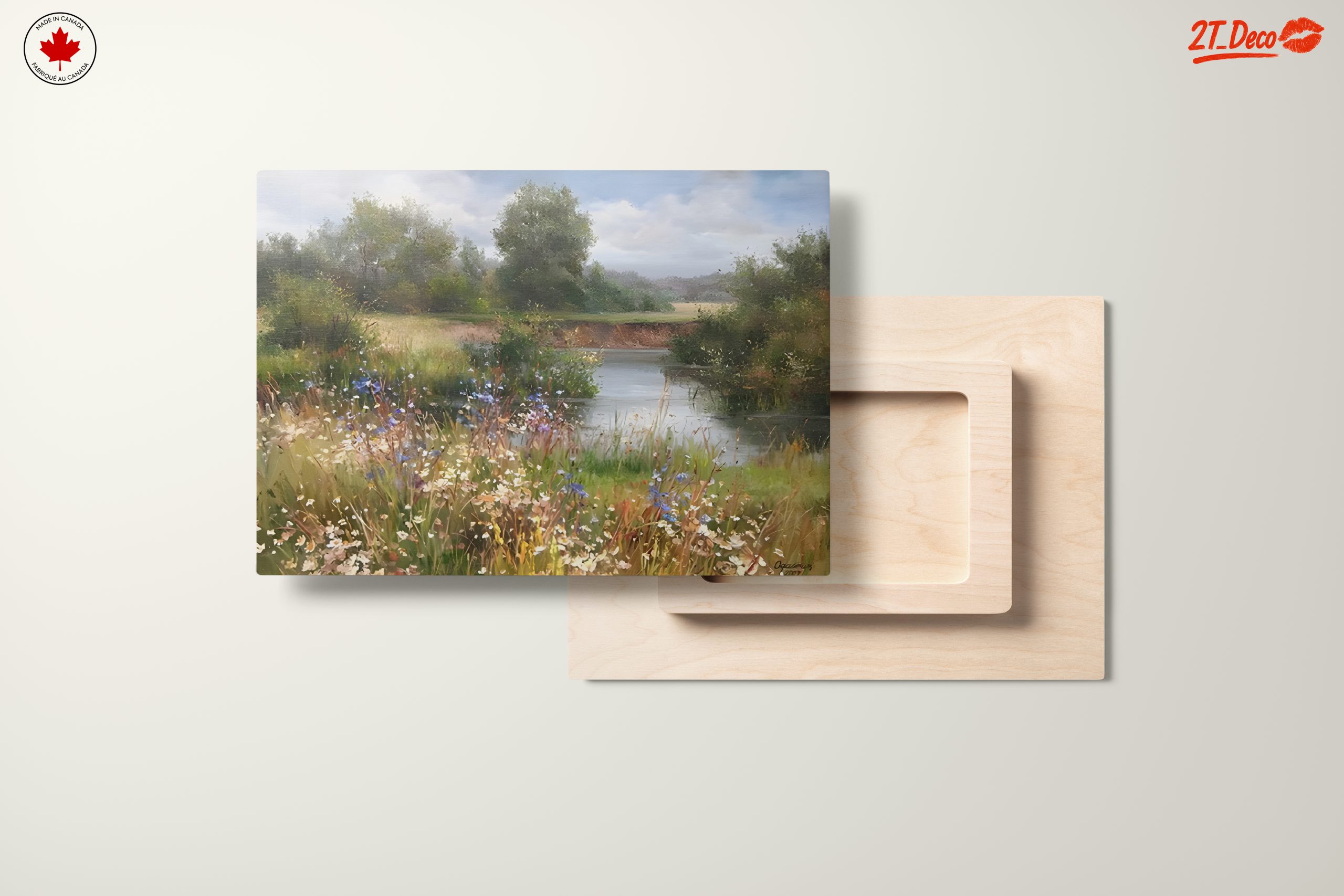 Serene Nature Landscape with Flowers 2 - Image 11