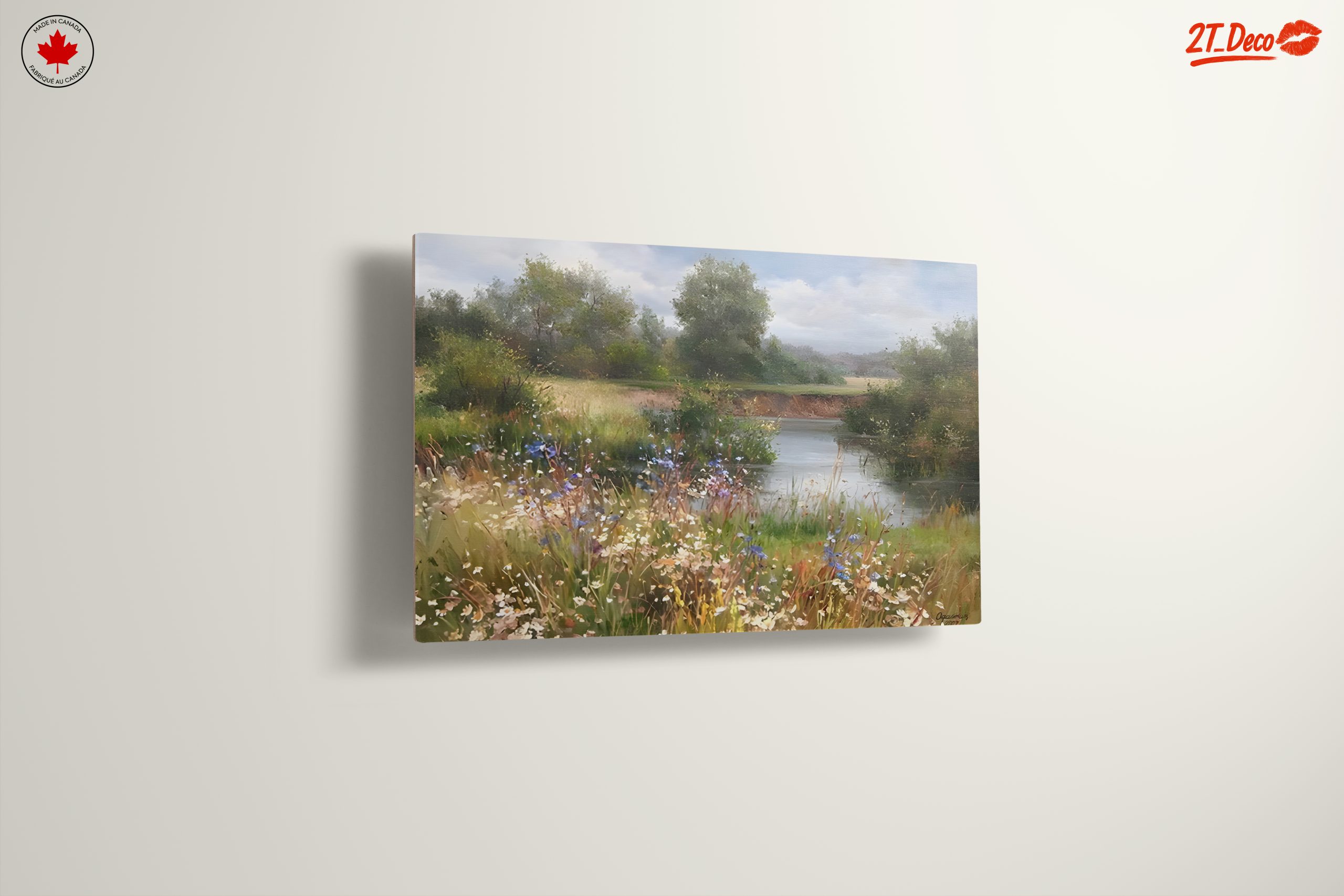 Serene Nature Landscape with Flowers 2 - Image 13