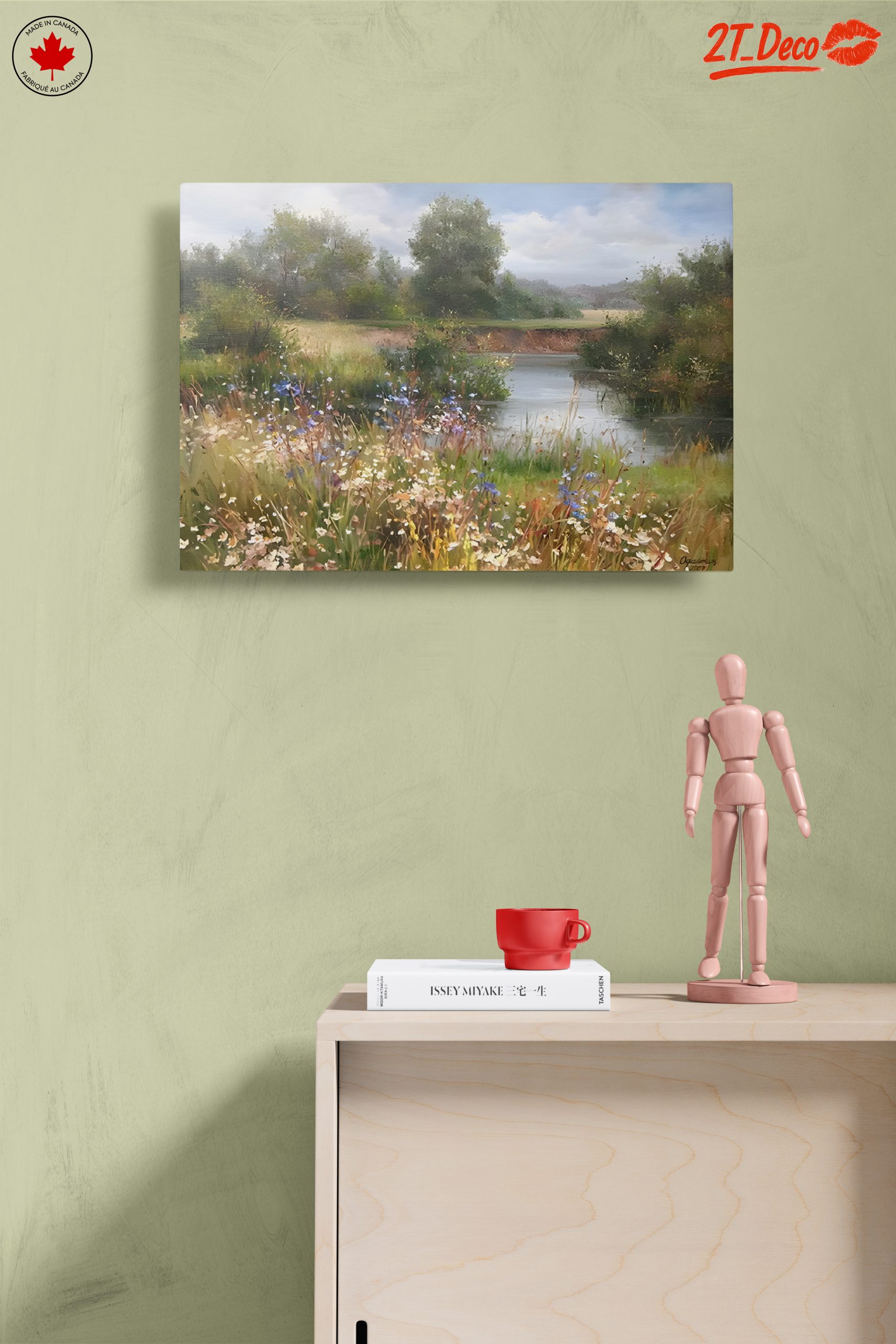 Serene Nature Landscape with Flowers 2 - Image 14