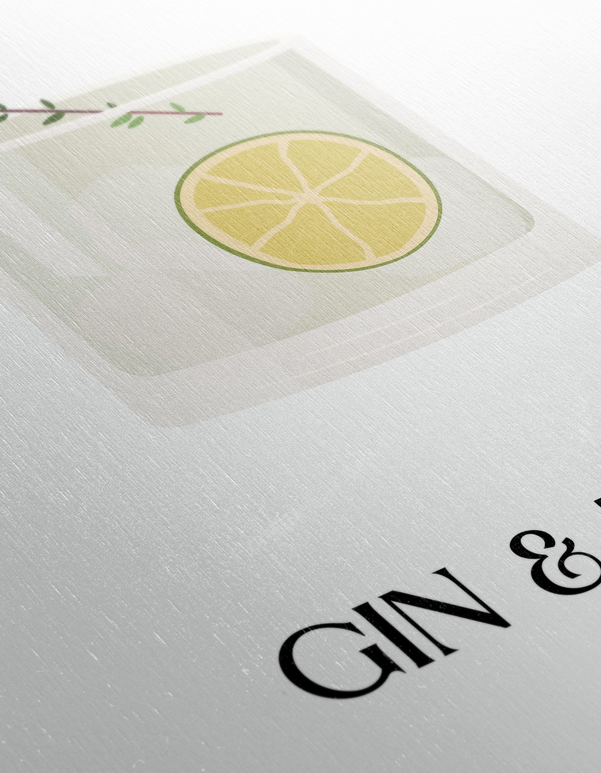 Gin and Tonic Recipe Wall Art - Image 12
