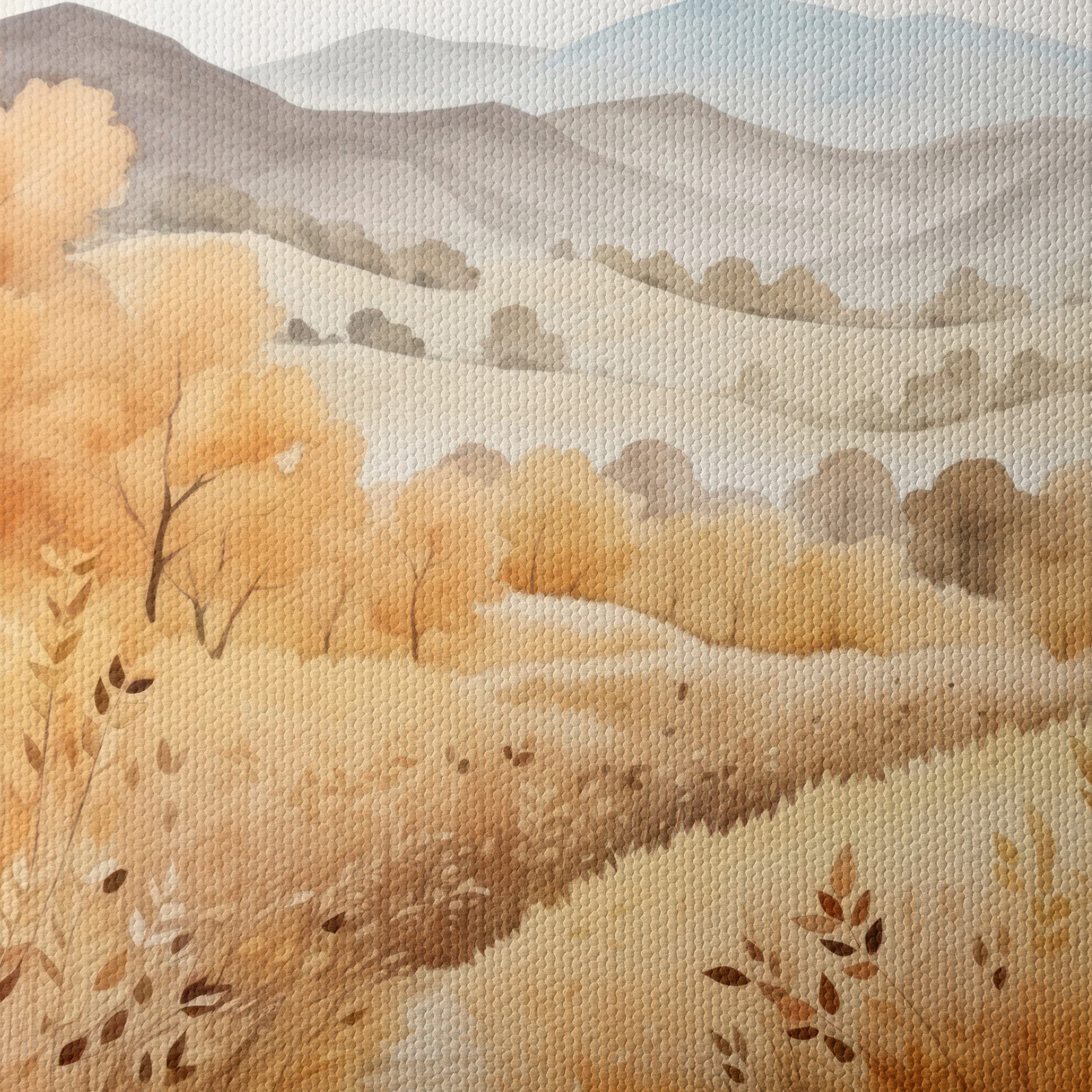 Warm Autumn Landscape with Golden Trees - Image 4